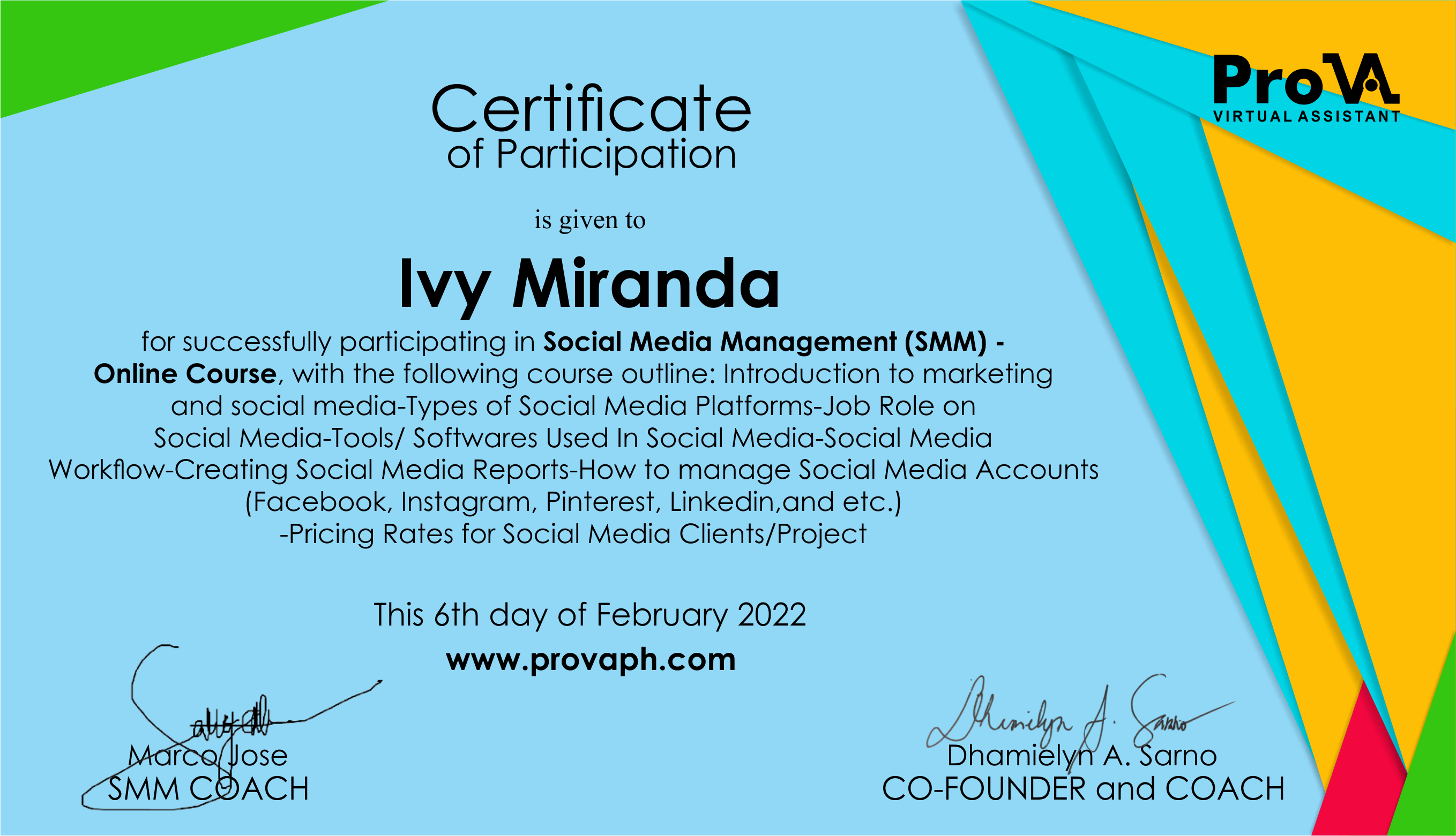 Social Media Management - Online Course