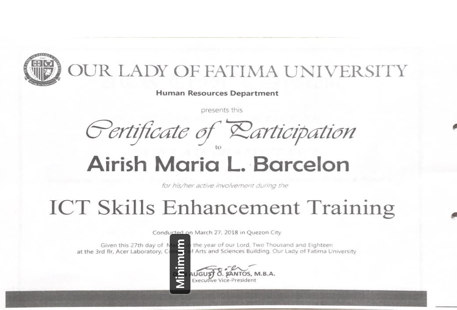 ICT skills training