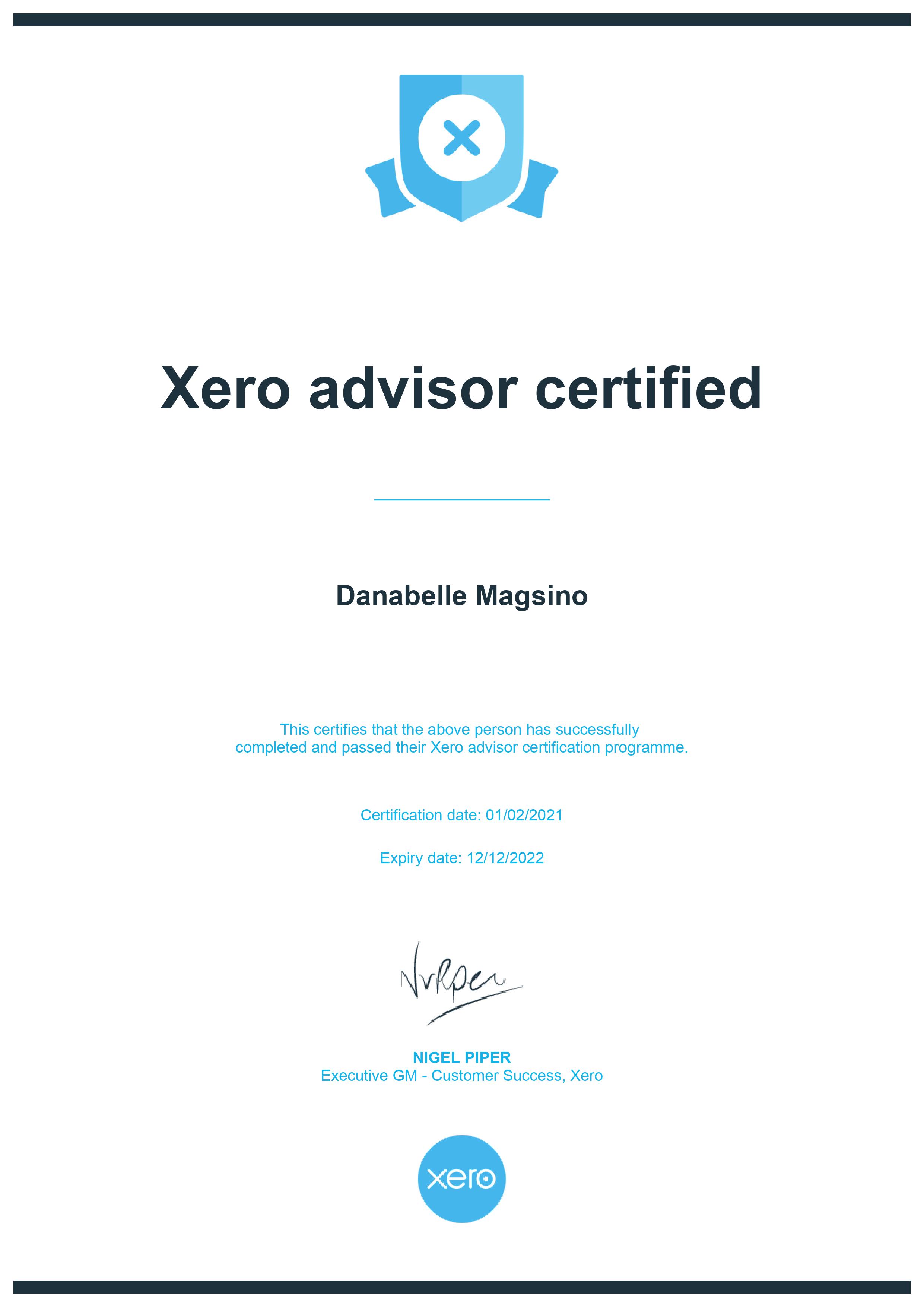 Xero Advisor