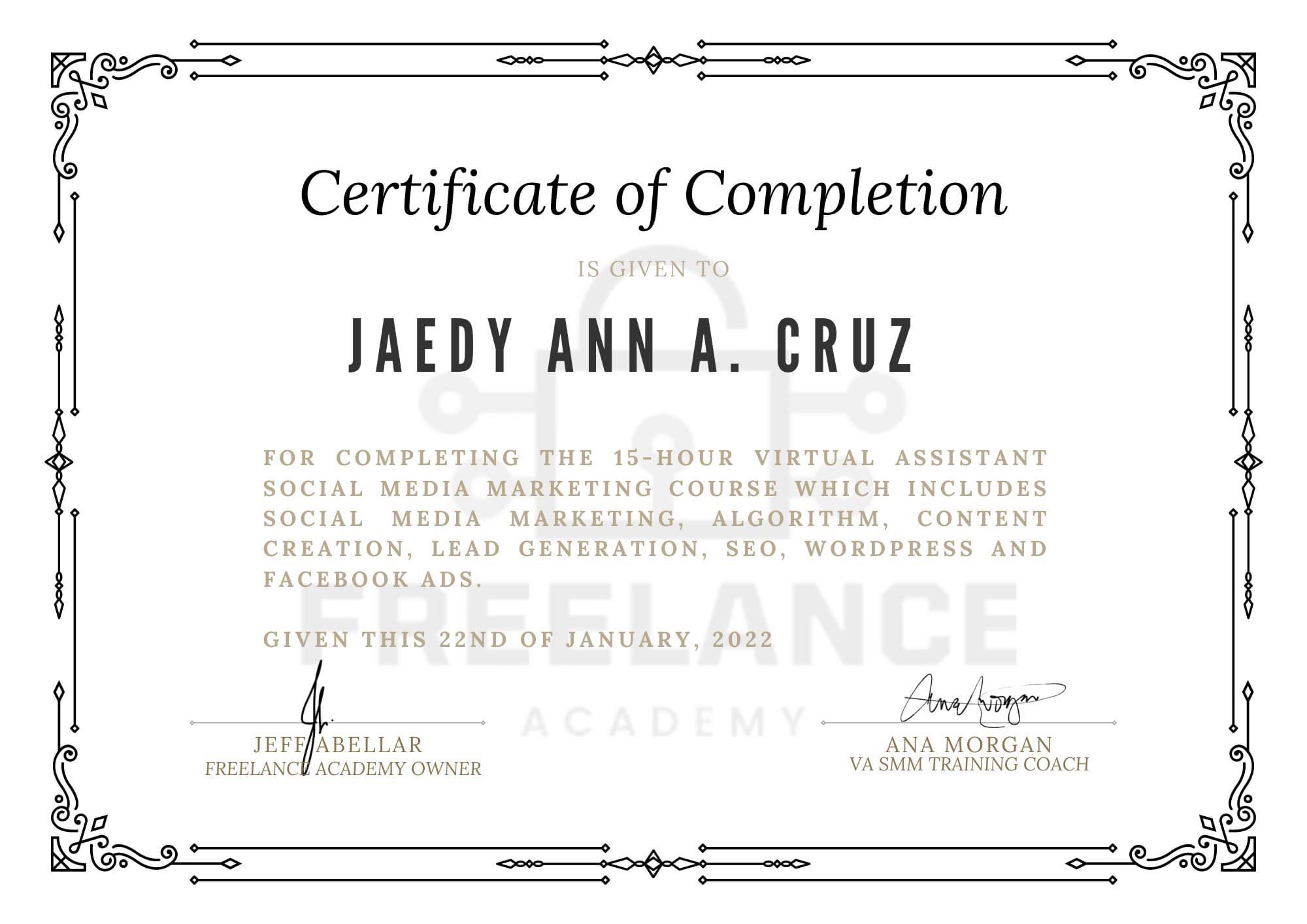 Virtual Assistant Social Media Marketing Training