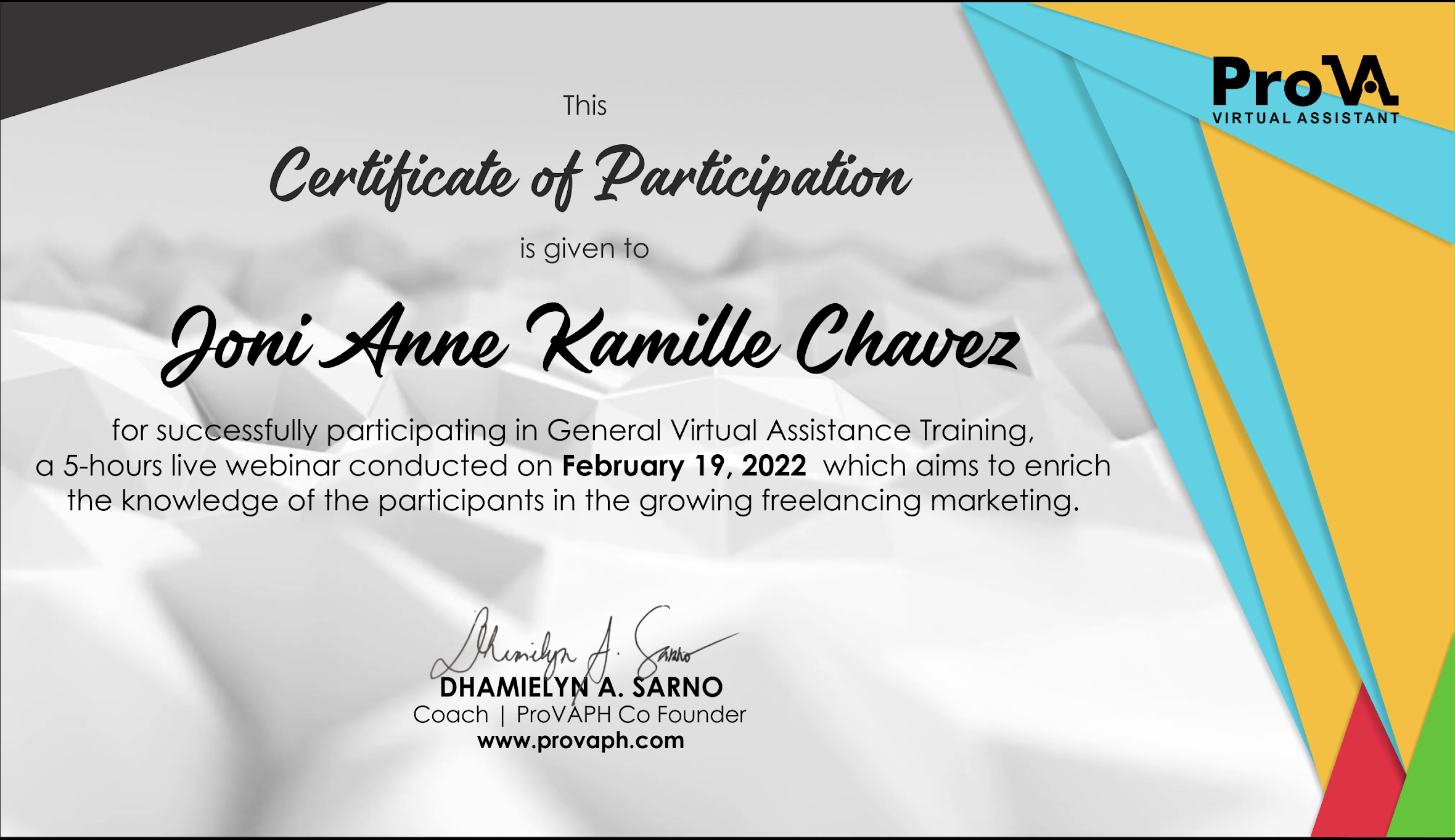 General Virtual Assistant Training