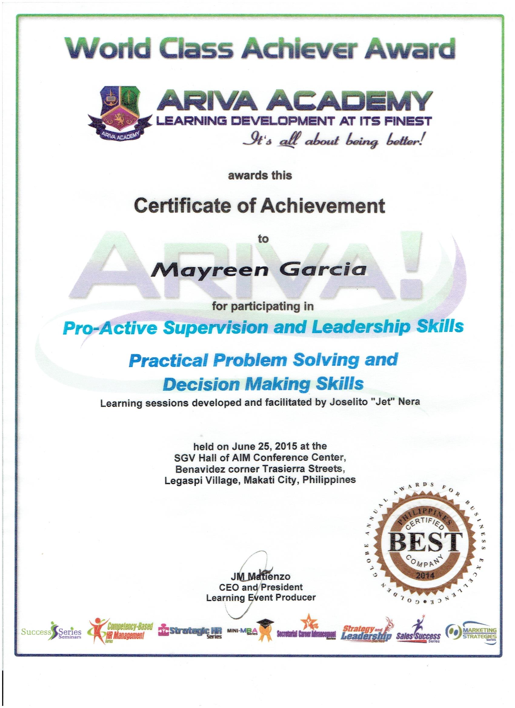 Supervision and Leadership