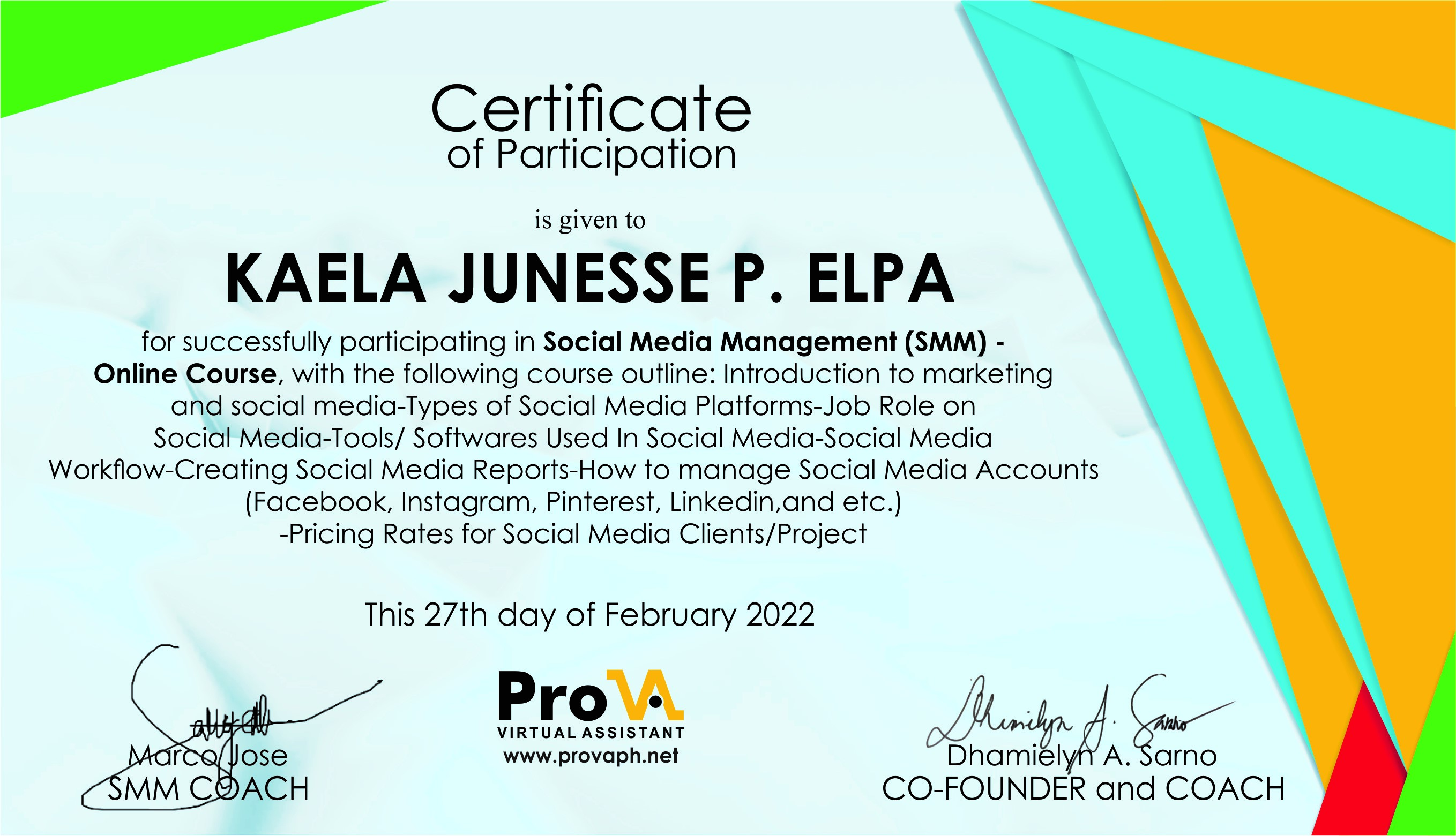 Social Media Management