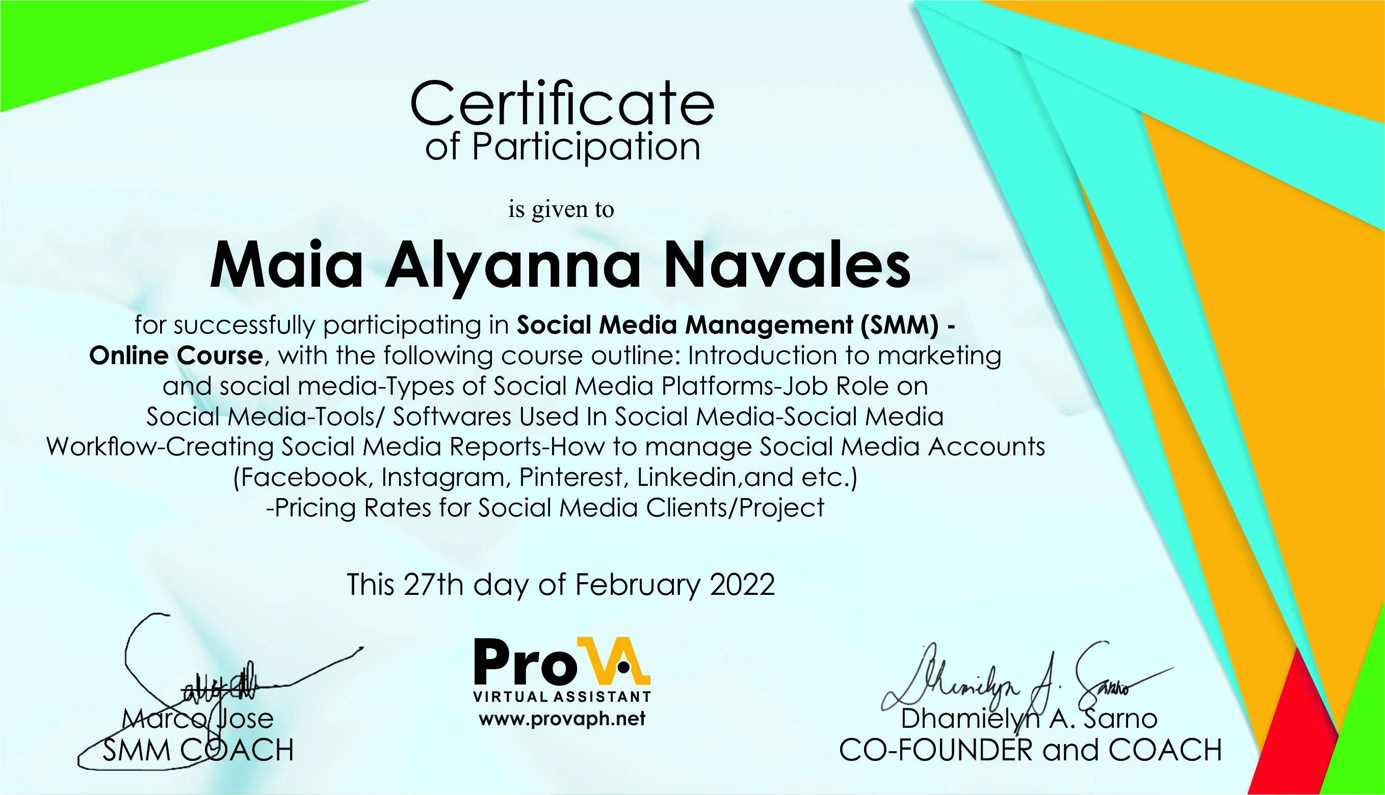 Social Media Manager