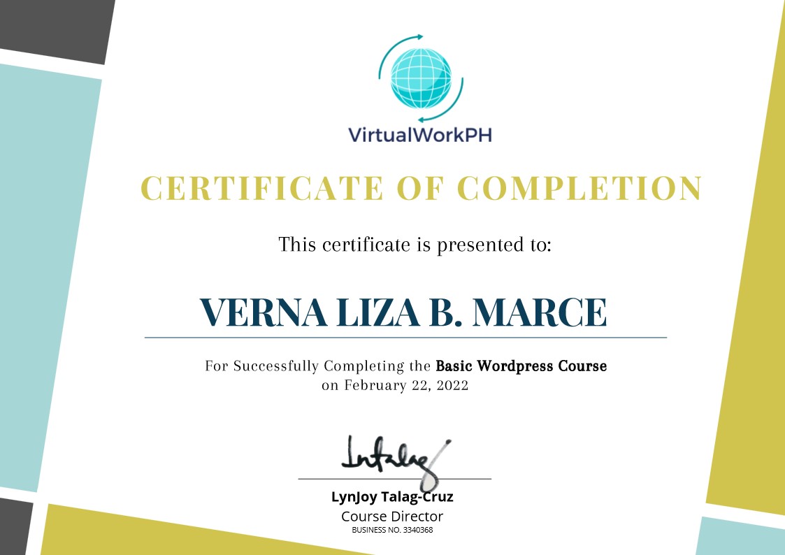Basic Wordpress Training