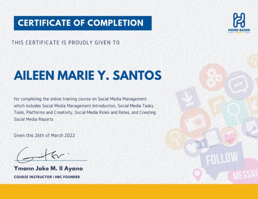 Social Media Management Training