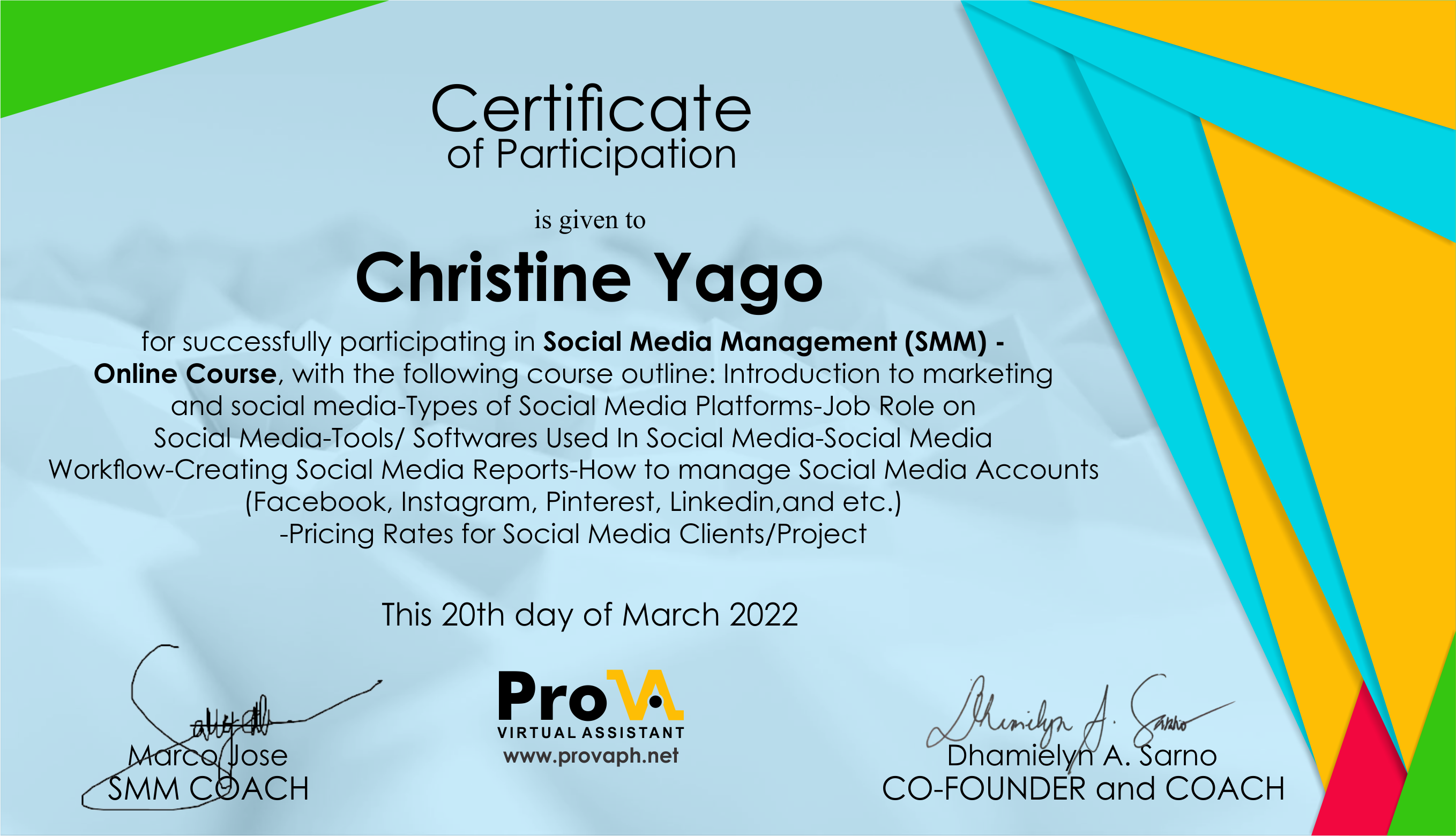 Social Media Management