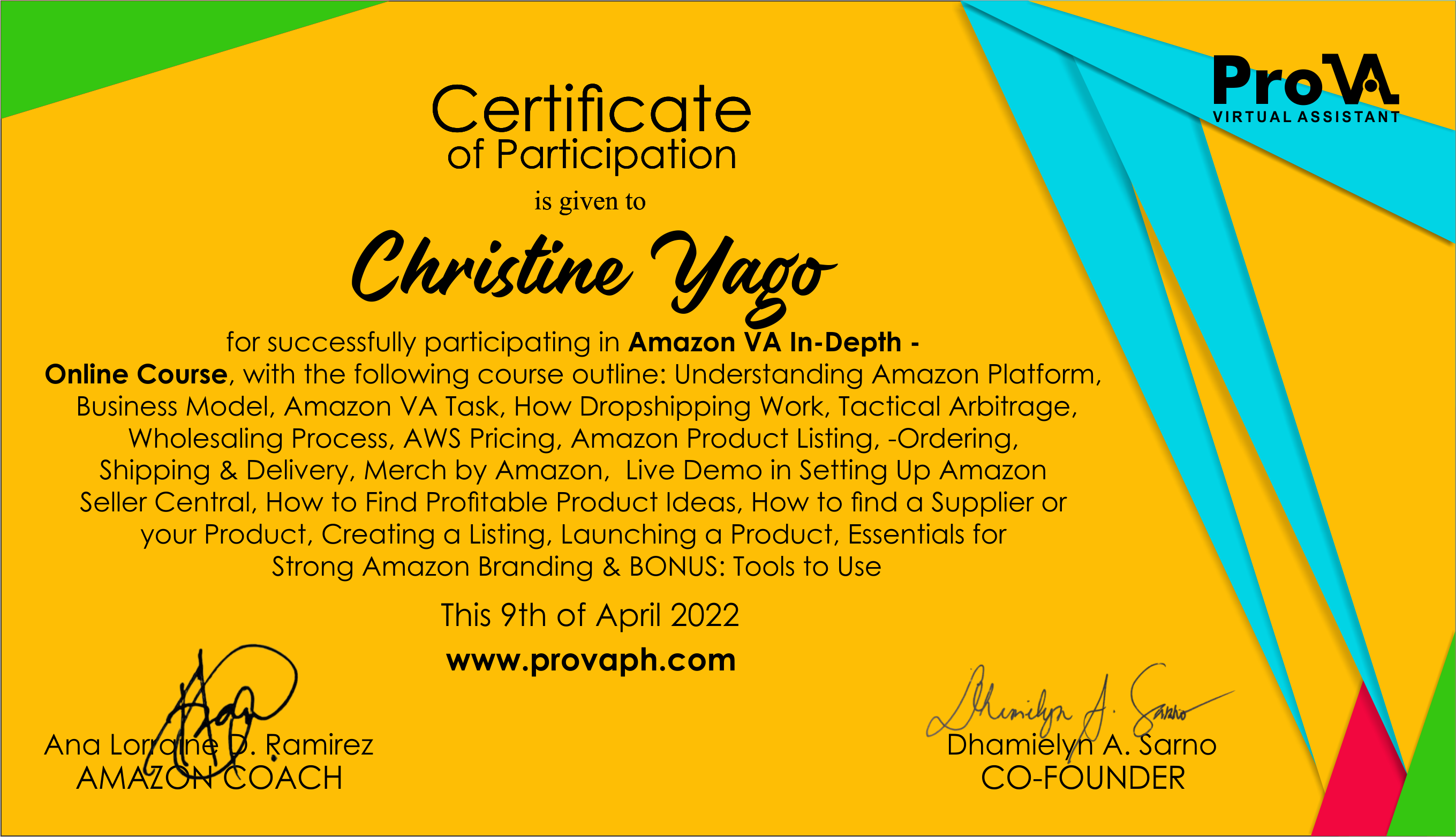 Amazon VA In-Depth - Online Course