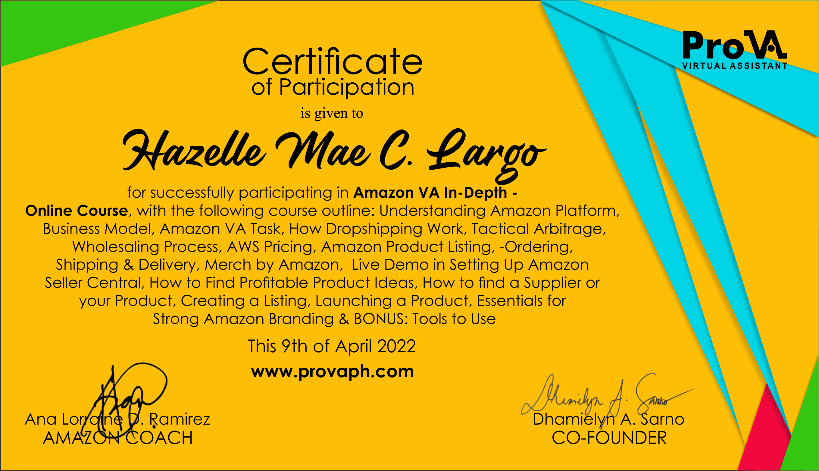 Amazon VA In-Depth Training