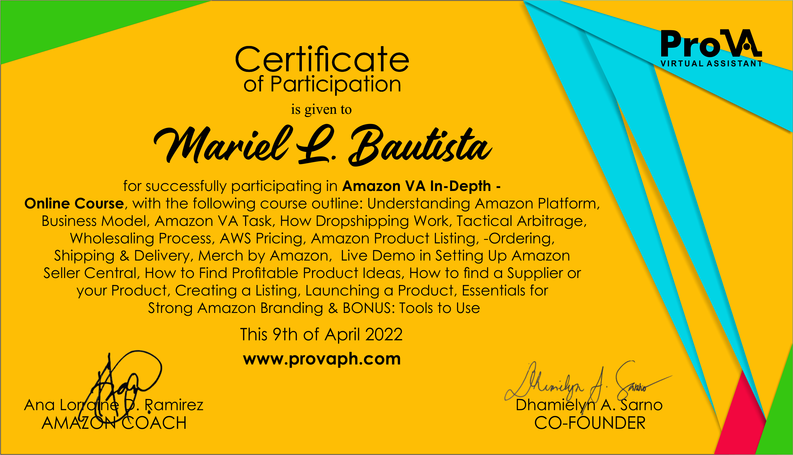 Amazon VA In-Depth Online Course