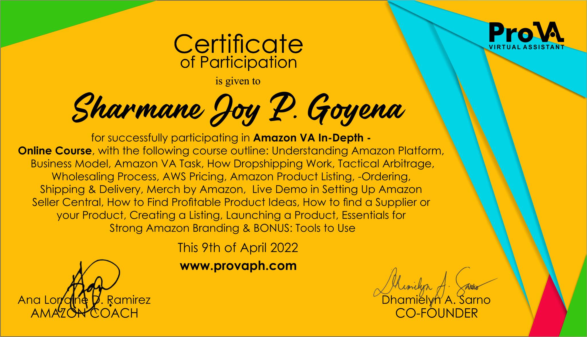 Amazon VA in Depth Training