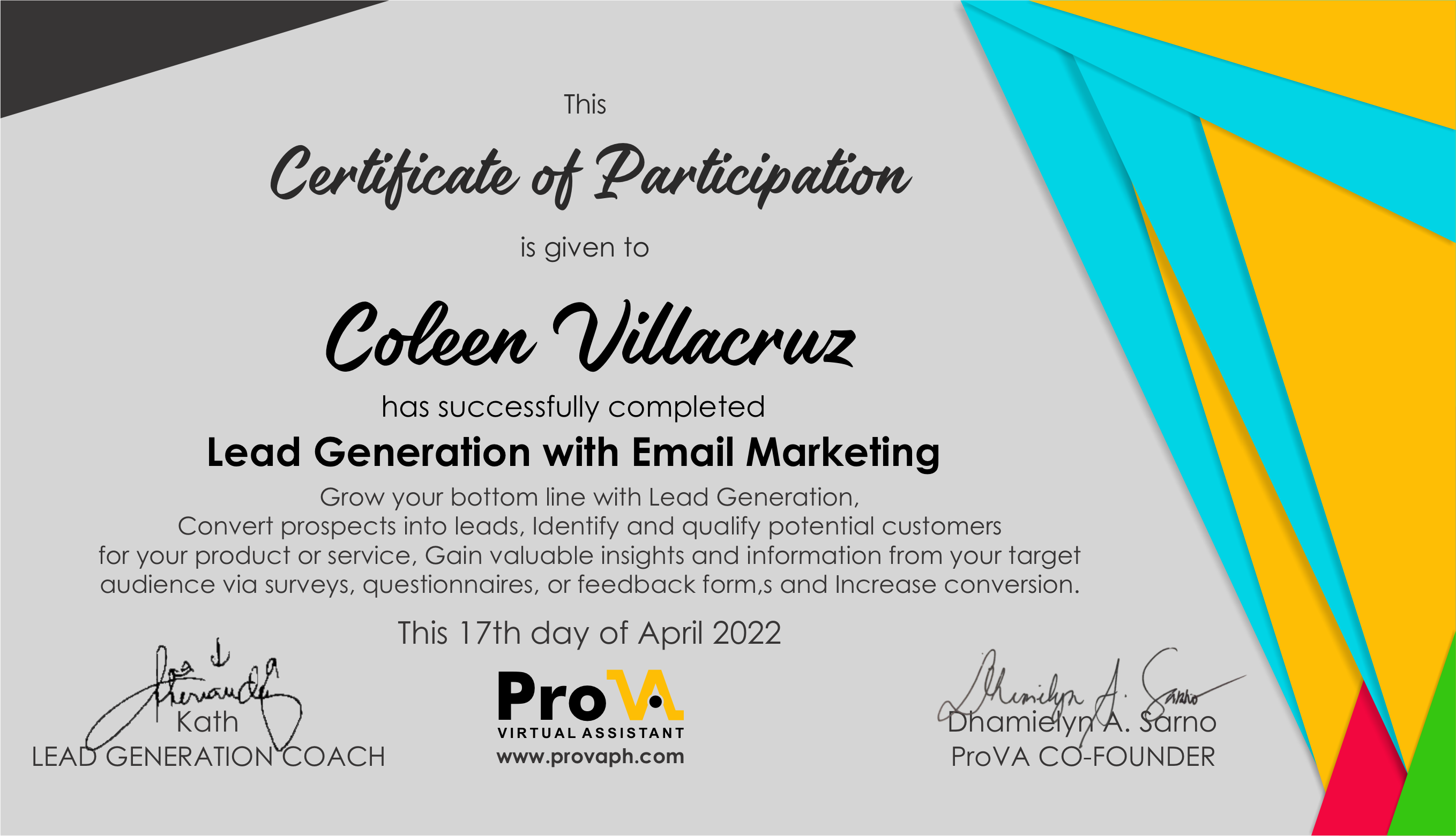 Lead Generation with Marketing