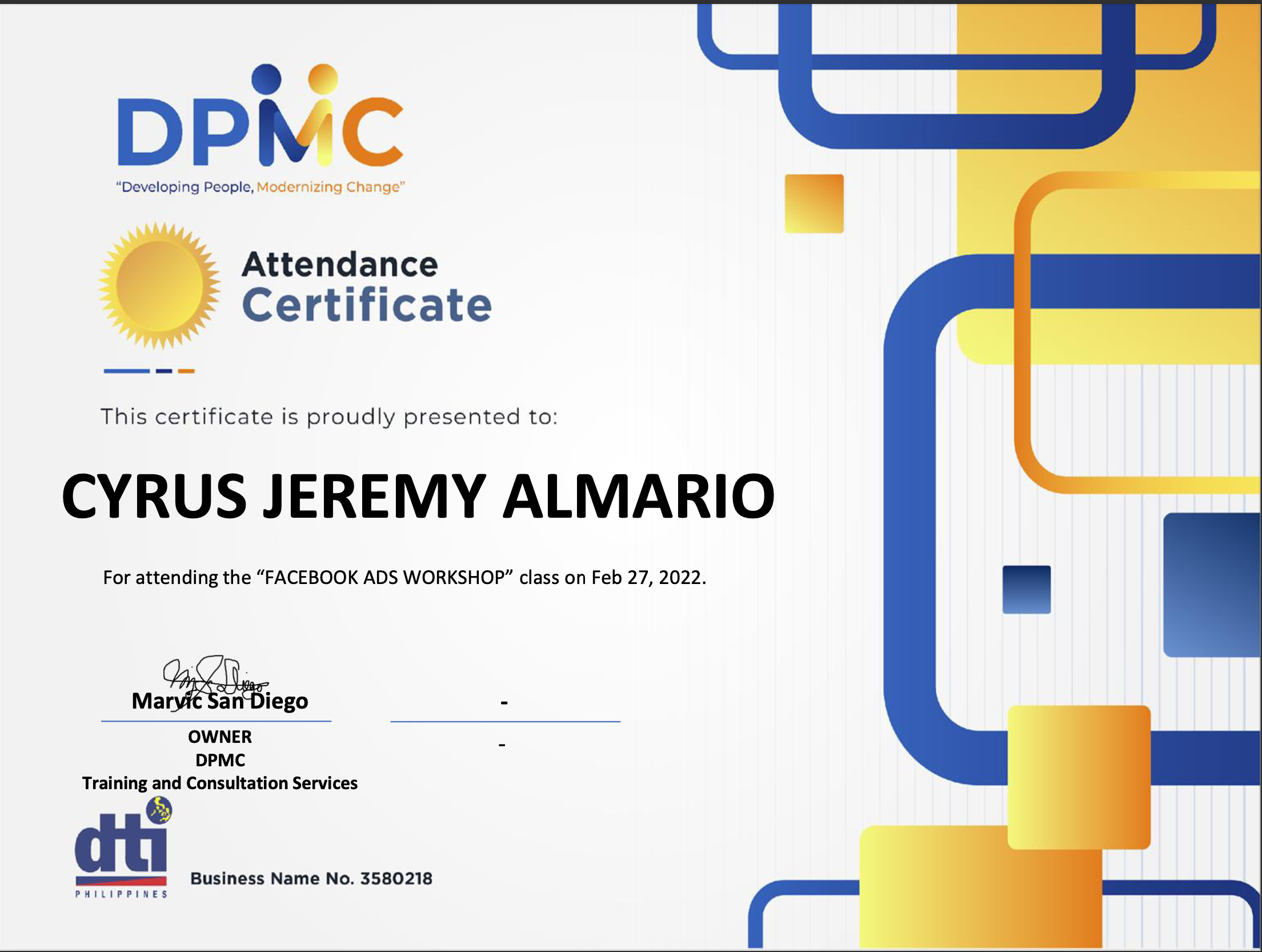 Facebook Advertisement