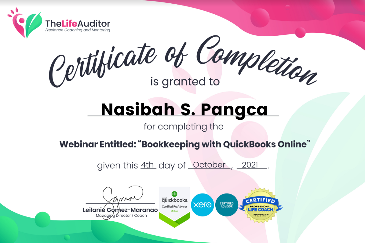 Bookkeeping with Quickbooks