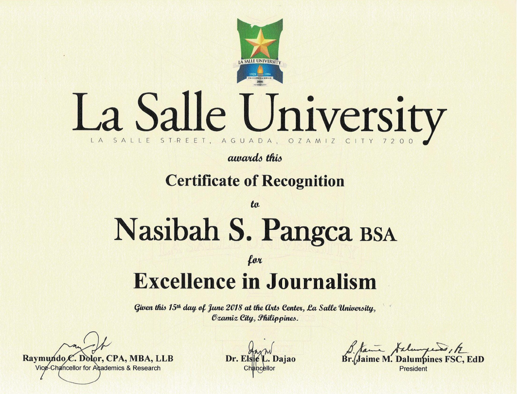 Excellence in Journalism