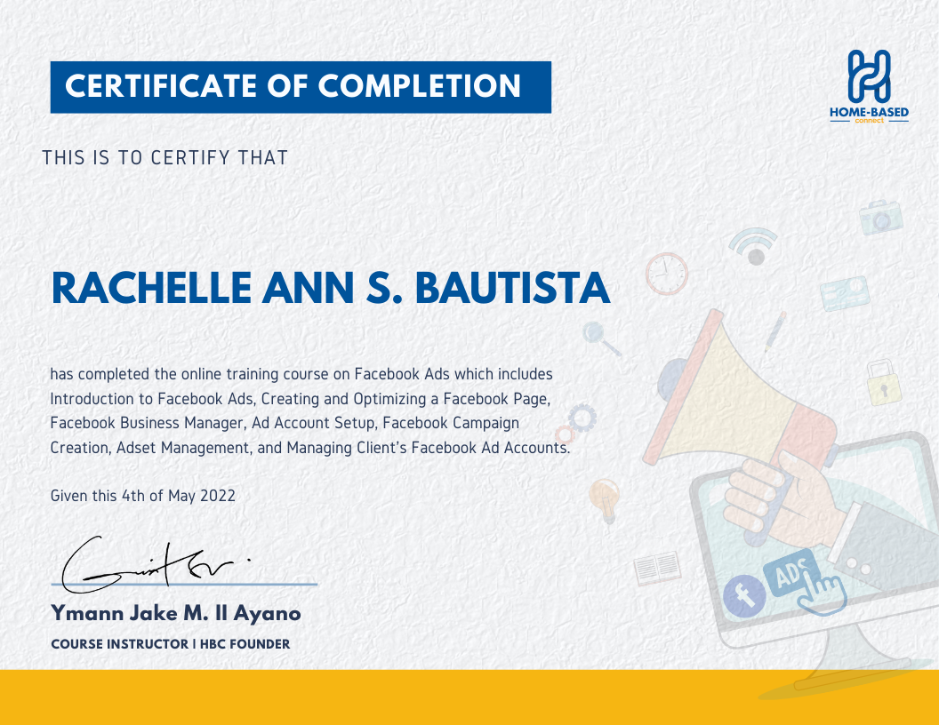 Facebook Ads Certificate