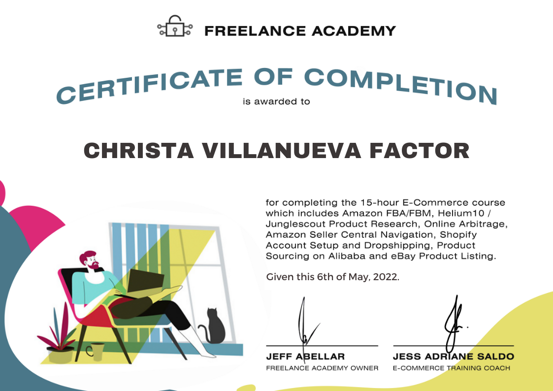 AMAZON VA CERTIFICATE