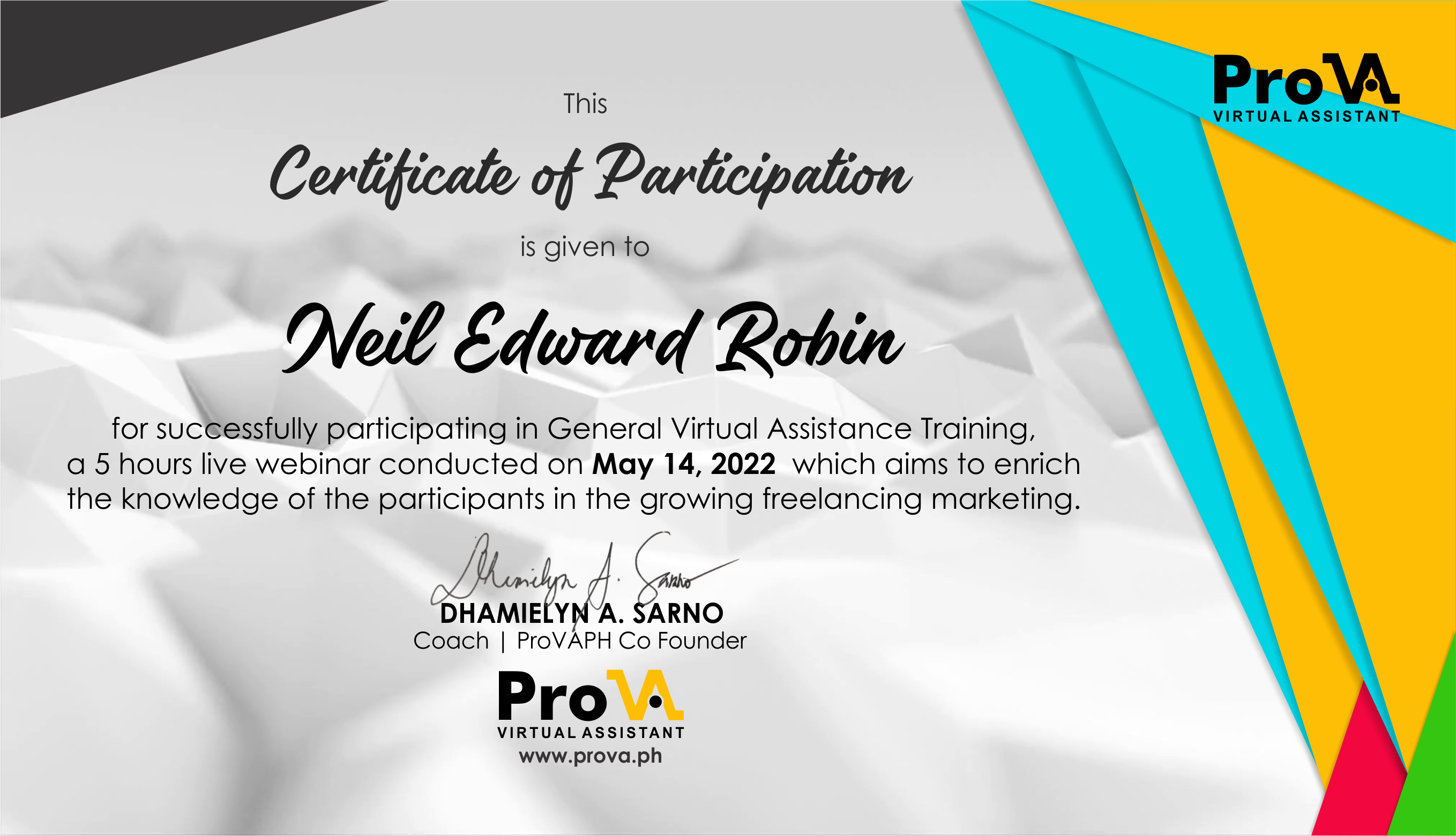 Virtual Assistant Training