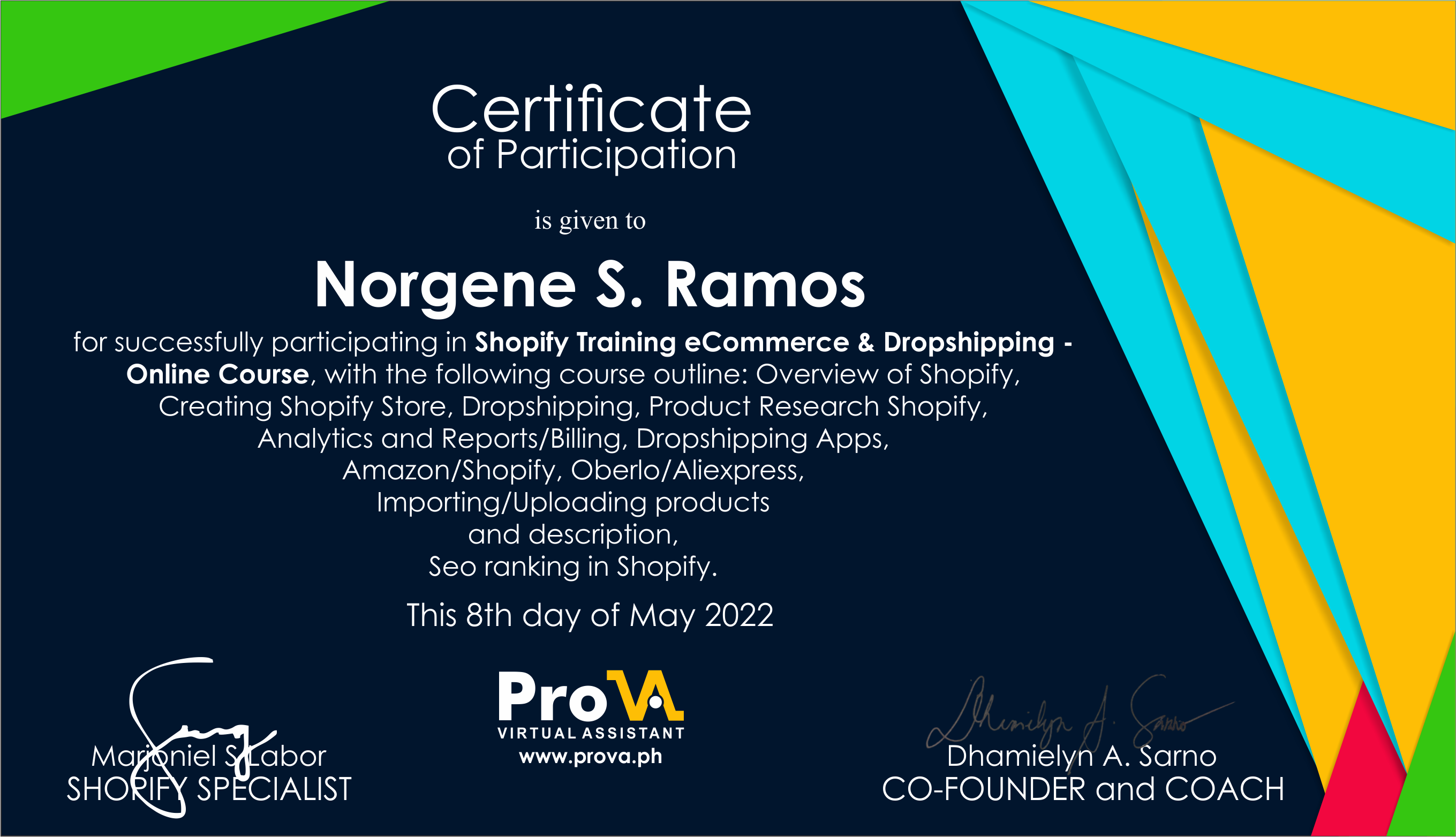 Shopify Training eCommerce & Dropshipping - Online Course