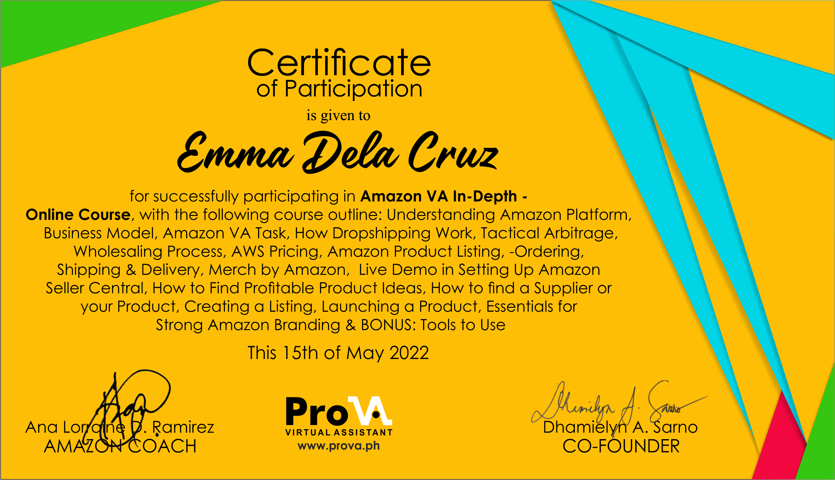 AMAZON IN-DEPT TRAINING