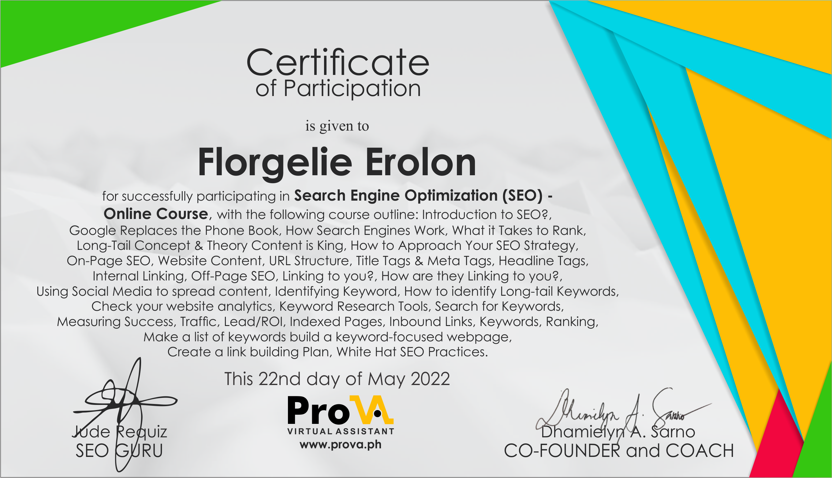 SEO (Search Engine Optimization)