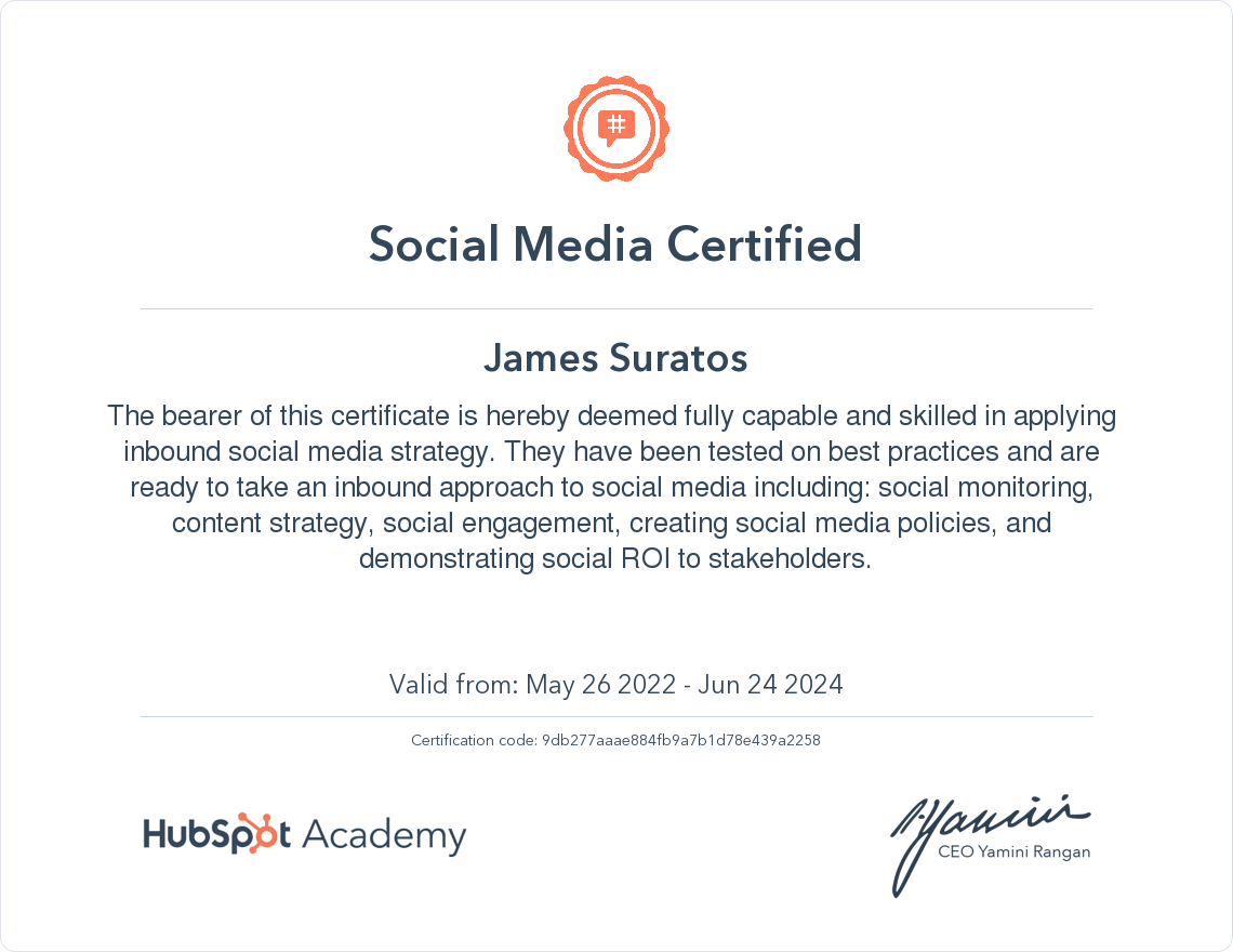 Social Media Certified