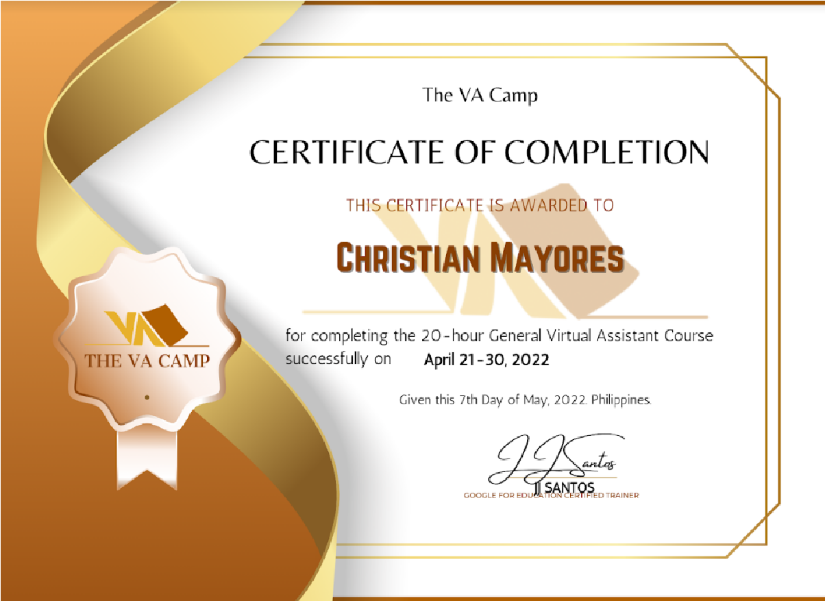 The VA Camp - General VA