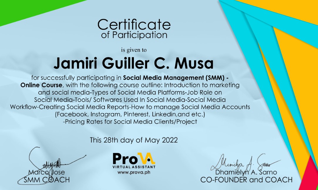 Social Media Management Online Couse