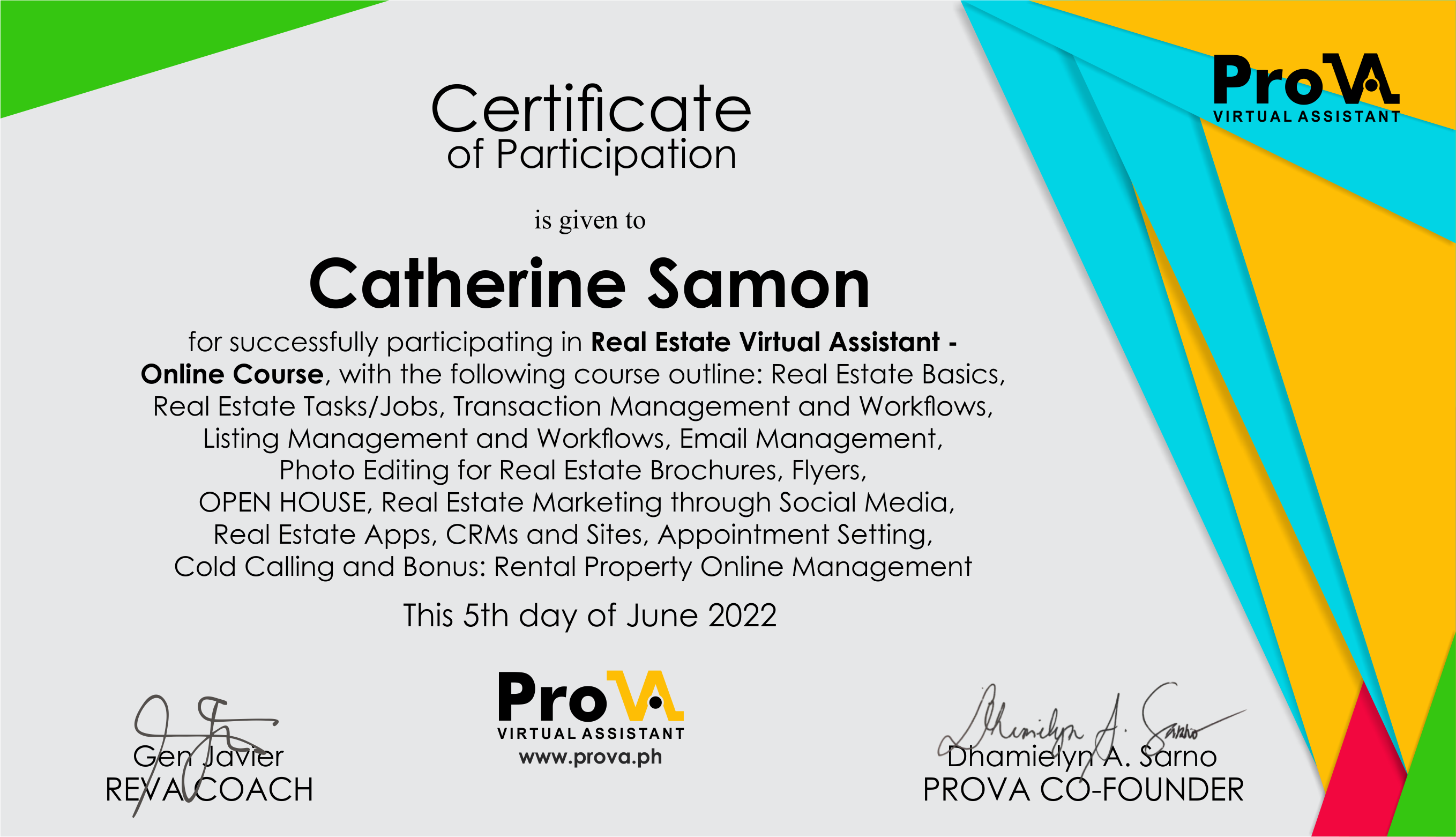 REAL ESTATE VIRTUAL ASSISTANT TRAINING