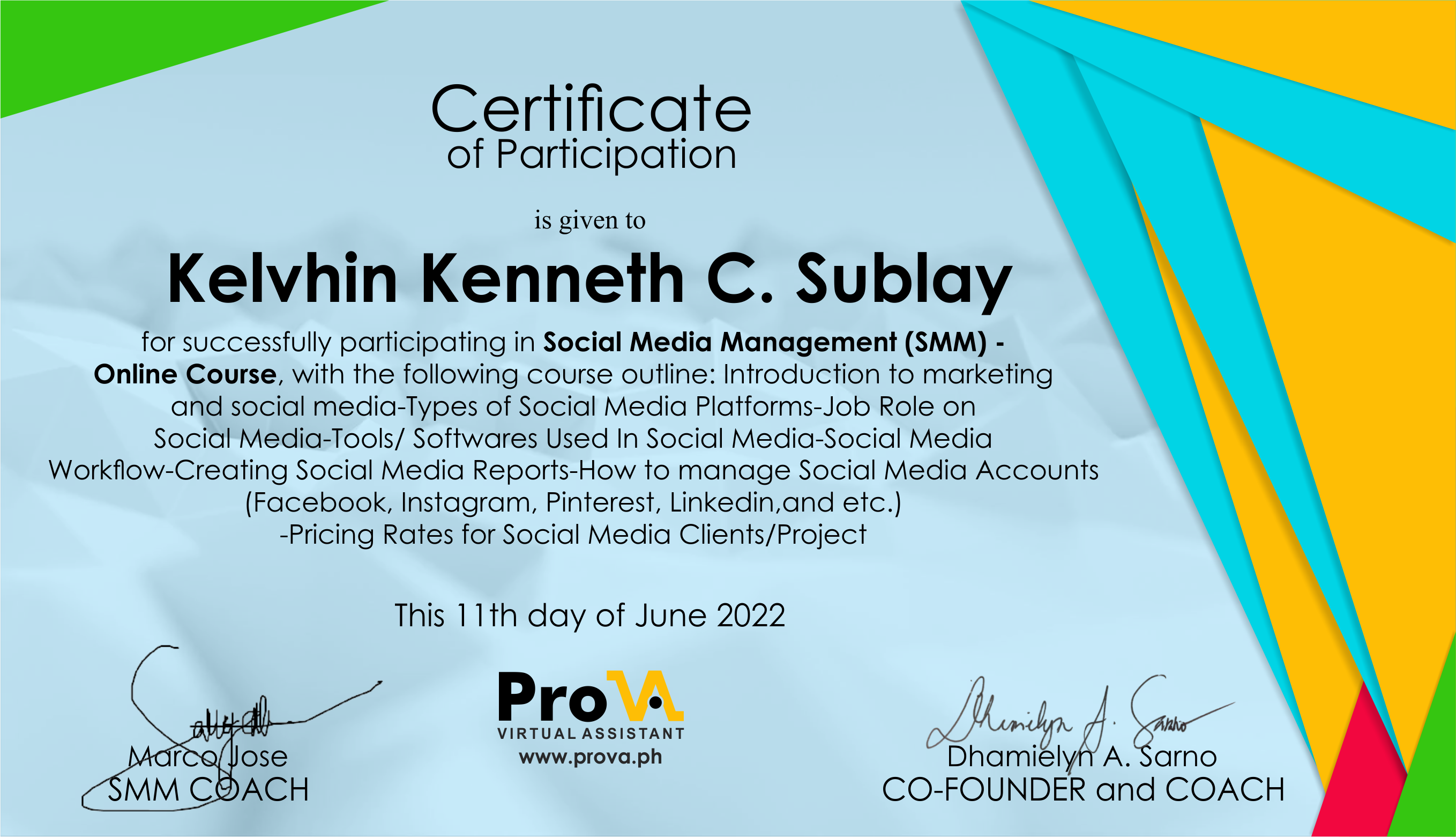 SMM In-Depth Training
