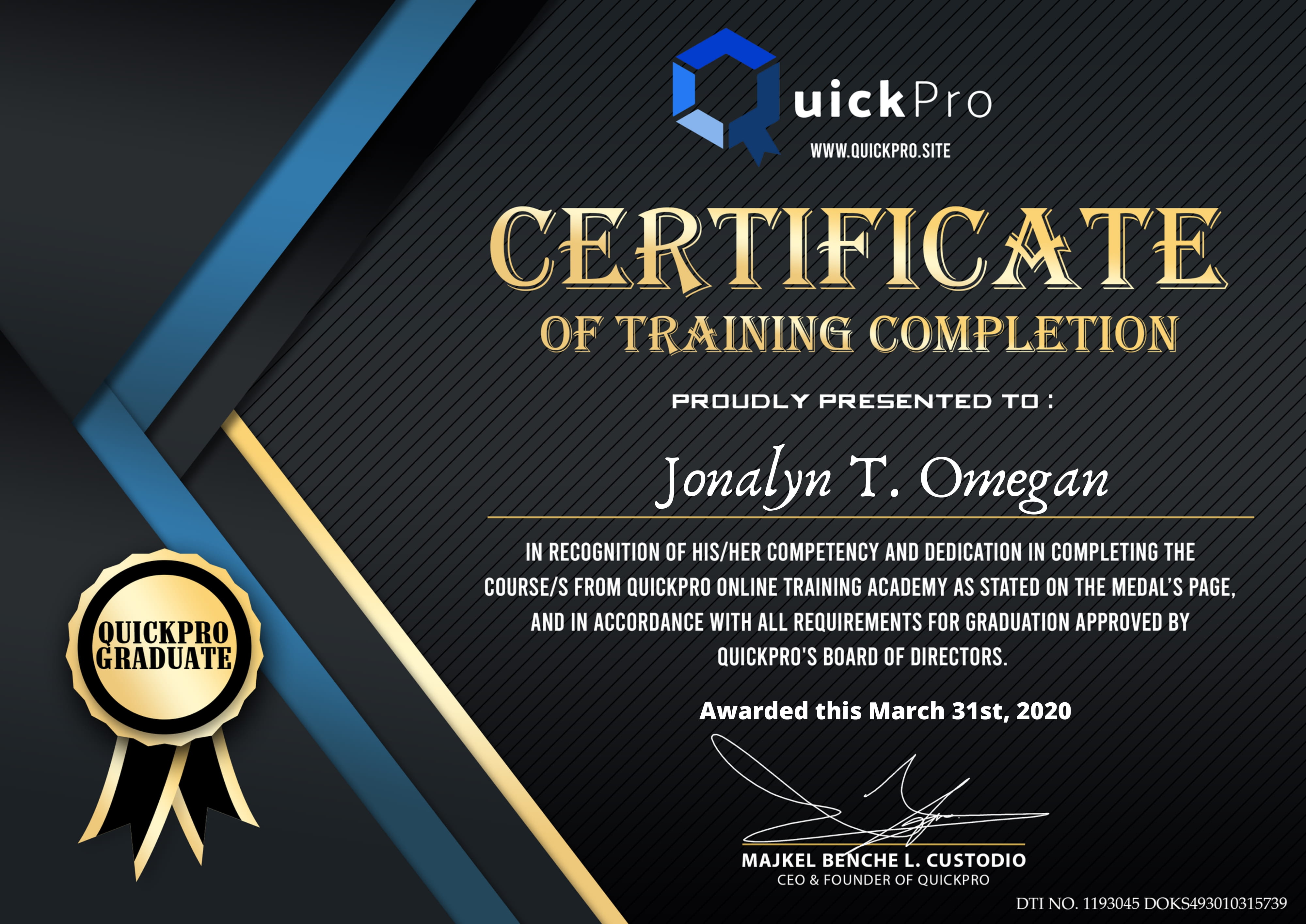 QuickPro Microsoft Excel Expert and Appointment Setter Expert
