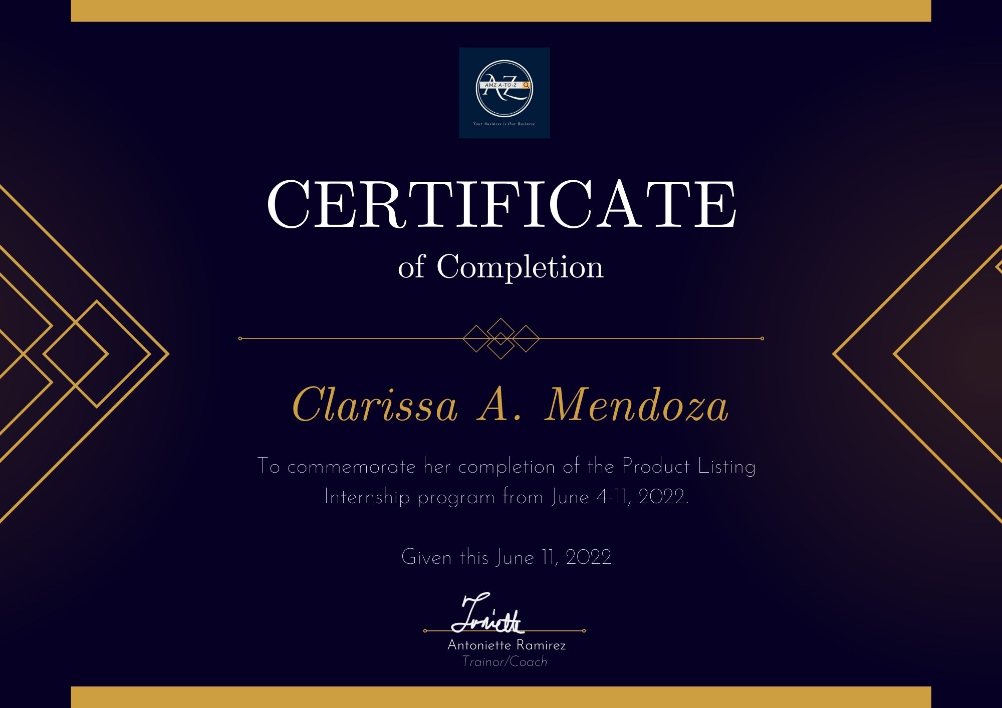 Product Listing Internship