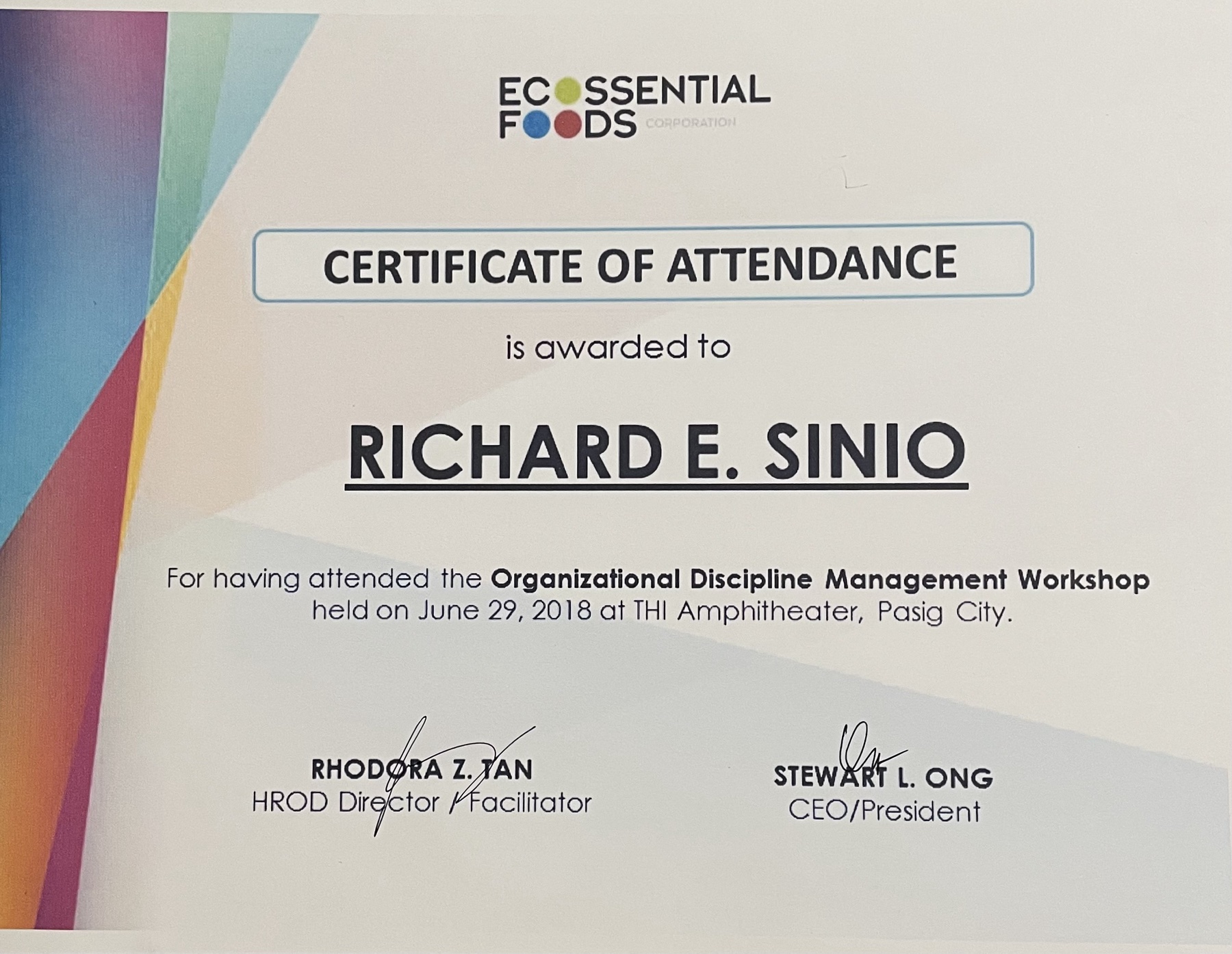 Organizational Discipline Management Workshop