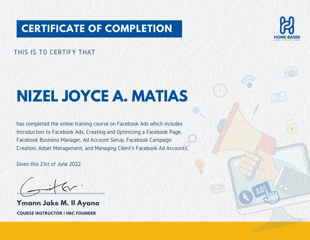 Facebook Ads Certification