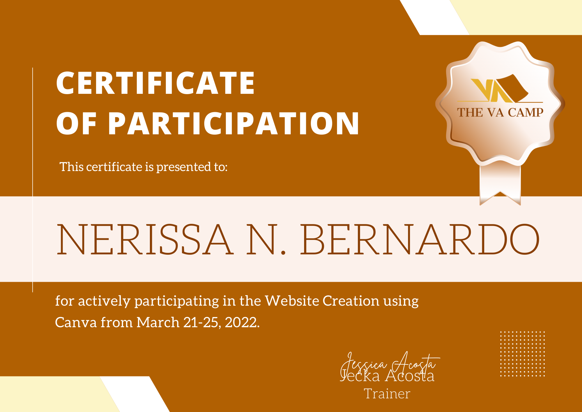 Canva Certificate