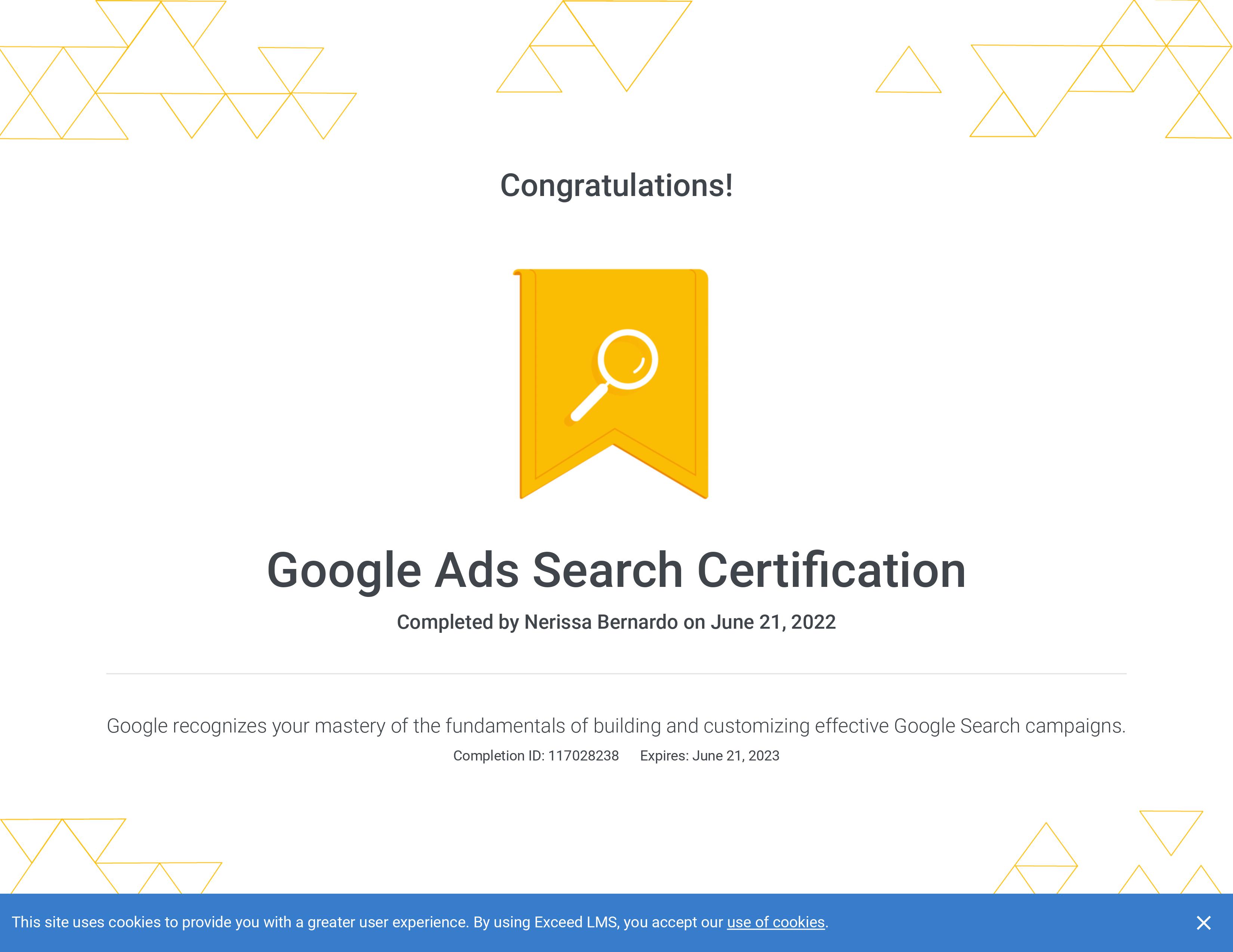 Google Ads Certificate