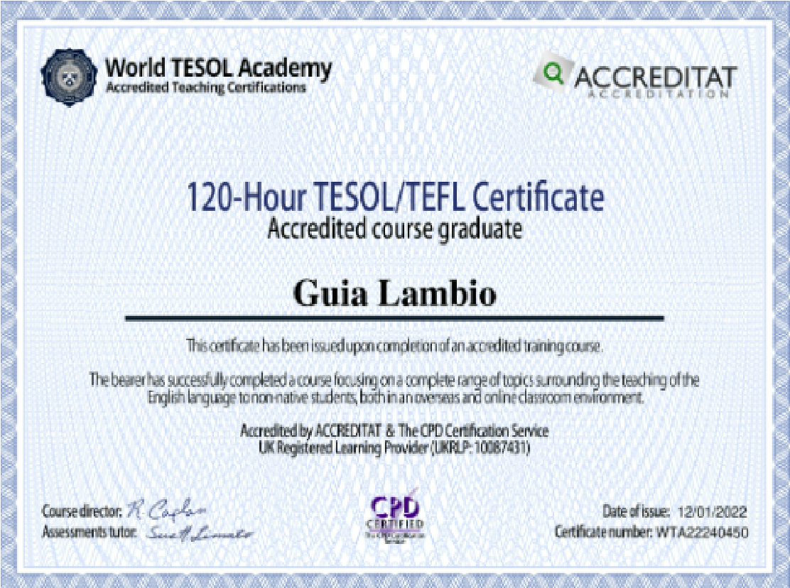 TESOL/TEFL