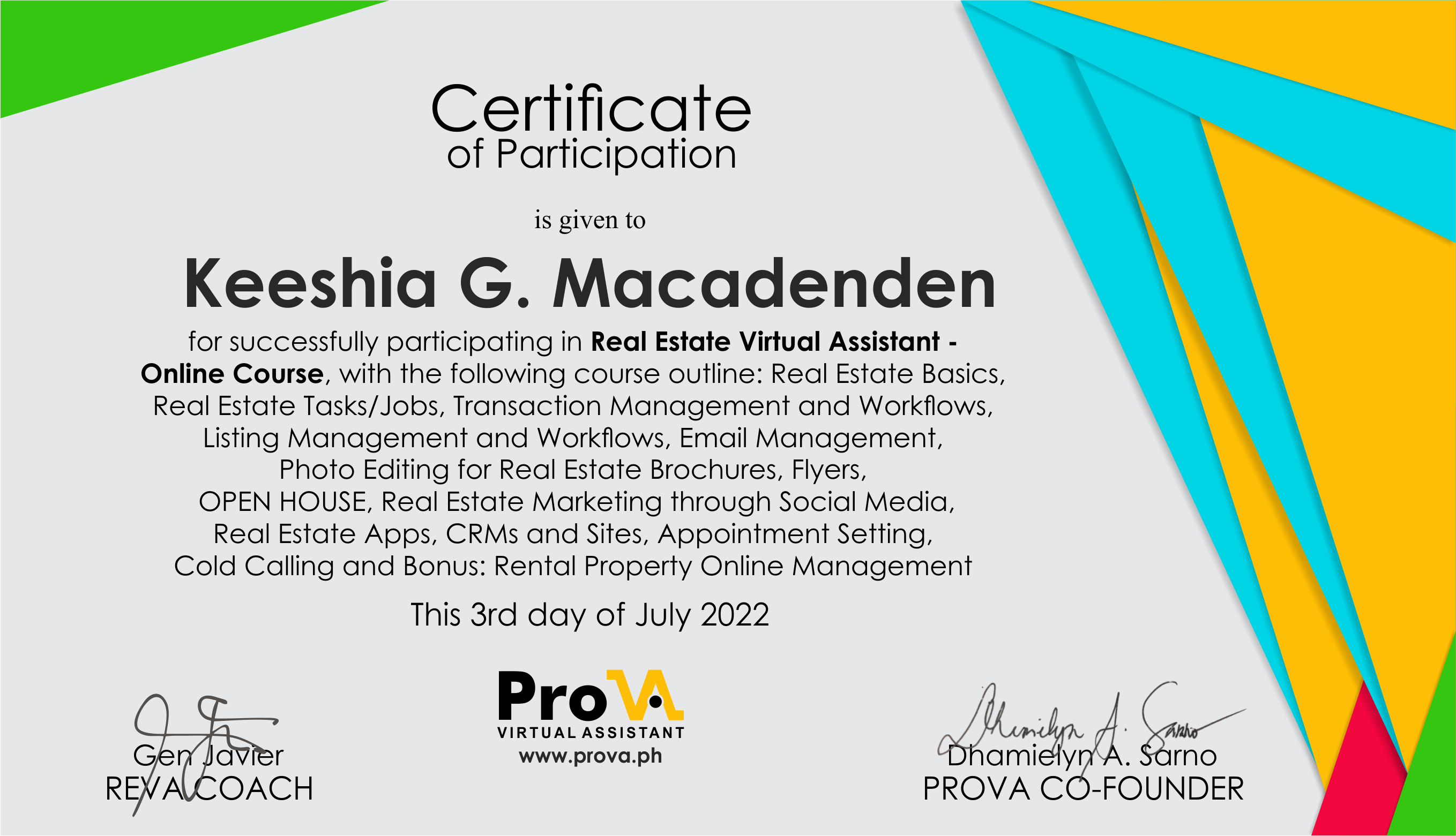 Real Estate Assistant