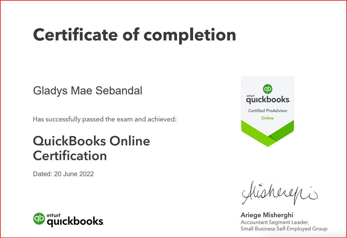 QuickBooks Online Rockstar: Certified