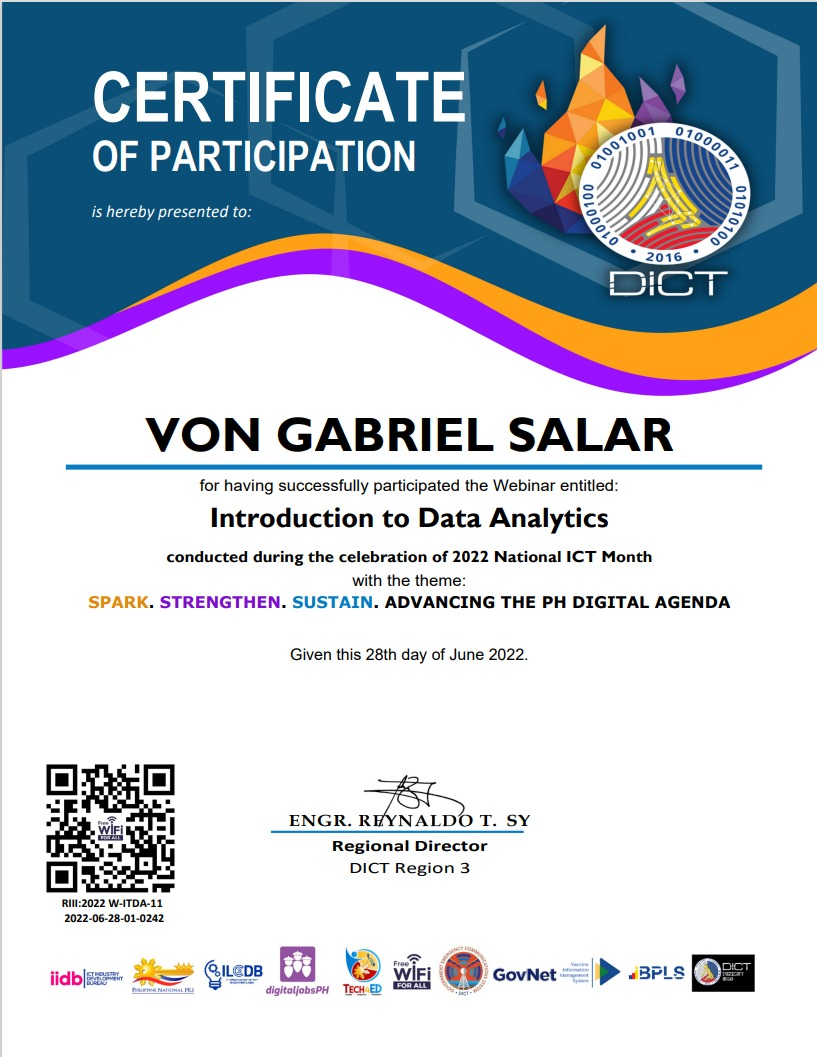 Introduction to Data Analytics