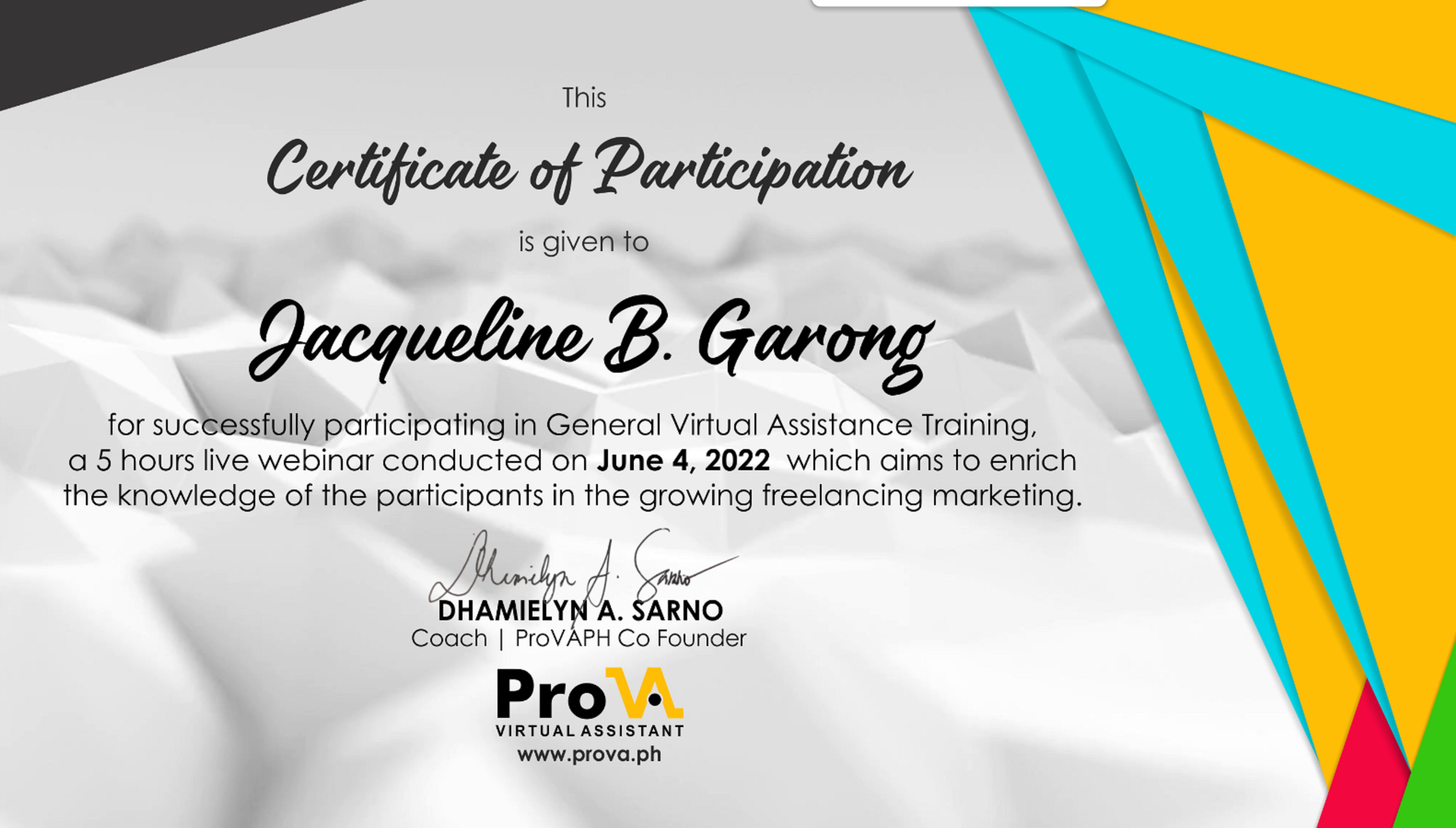 General Virtual Assistant