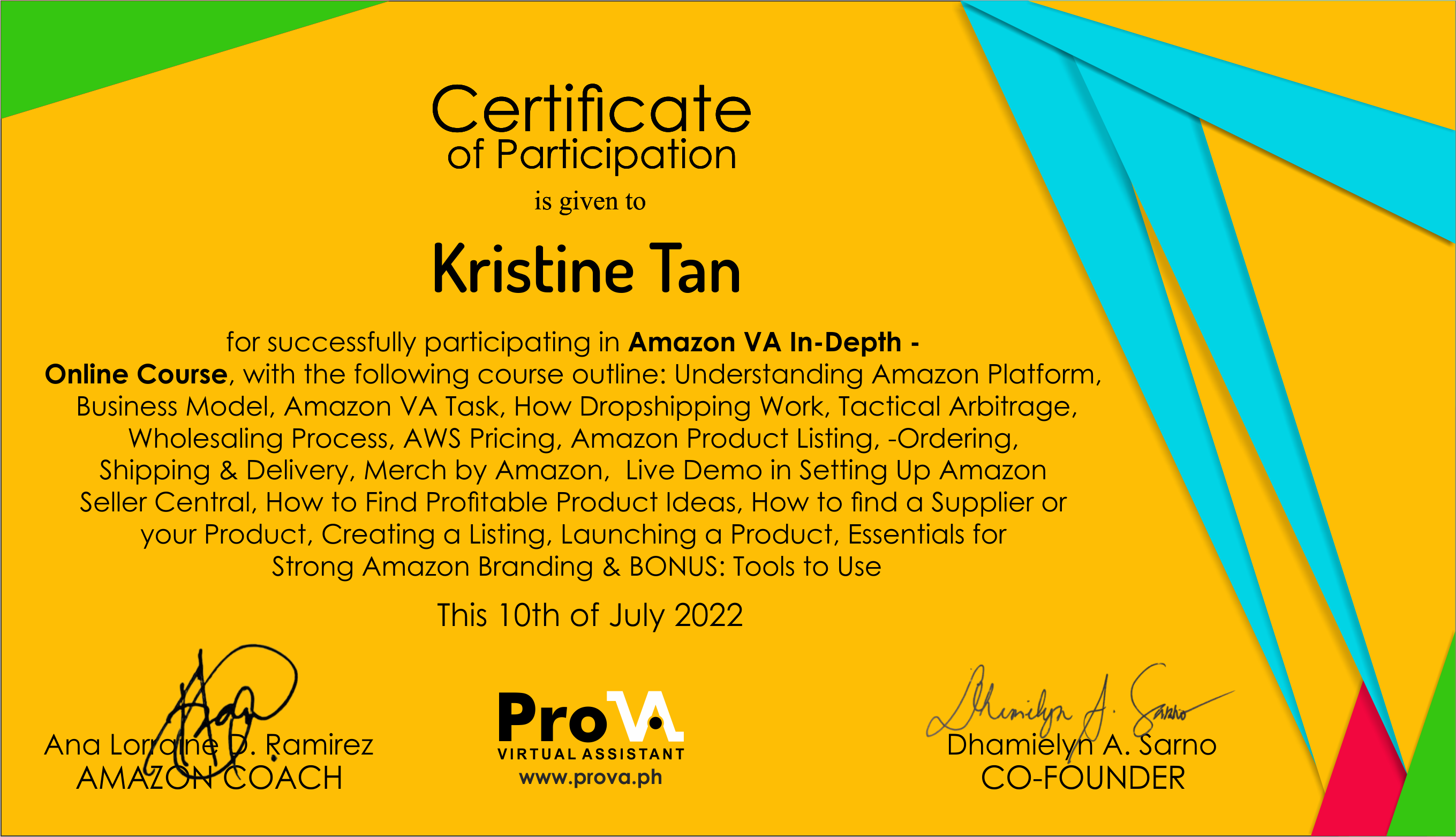 Amazon In Depth Training