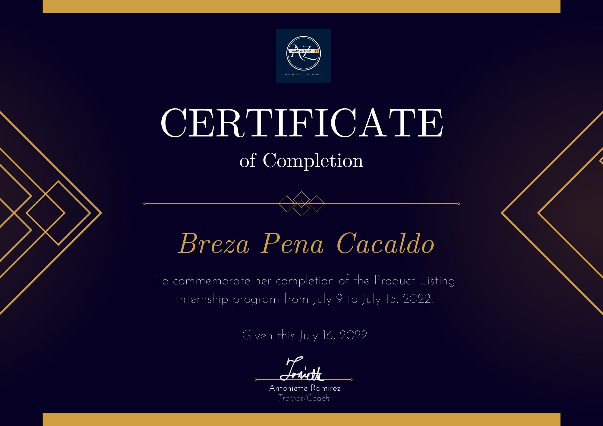 Product Listing Internship