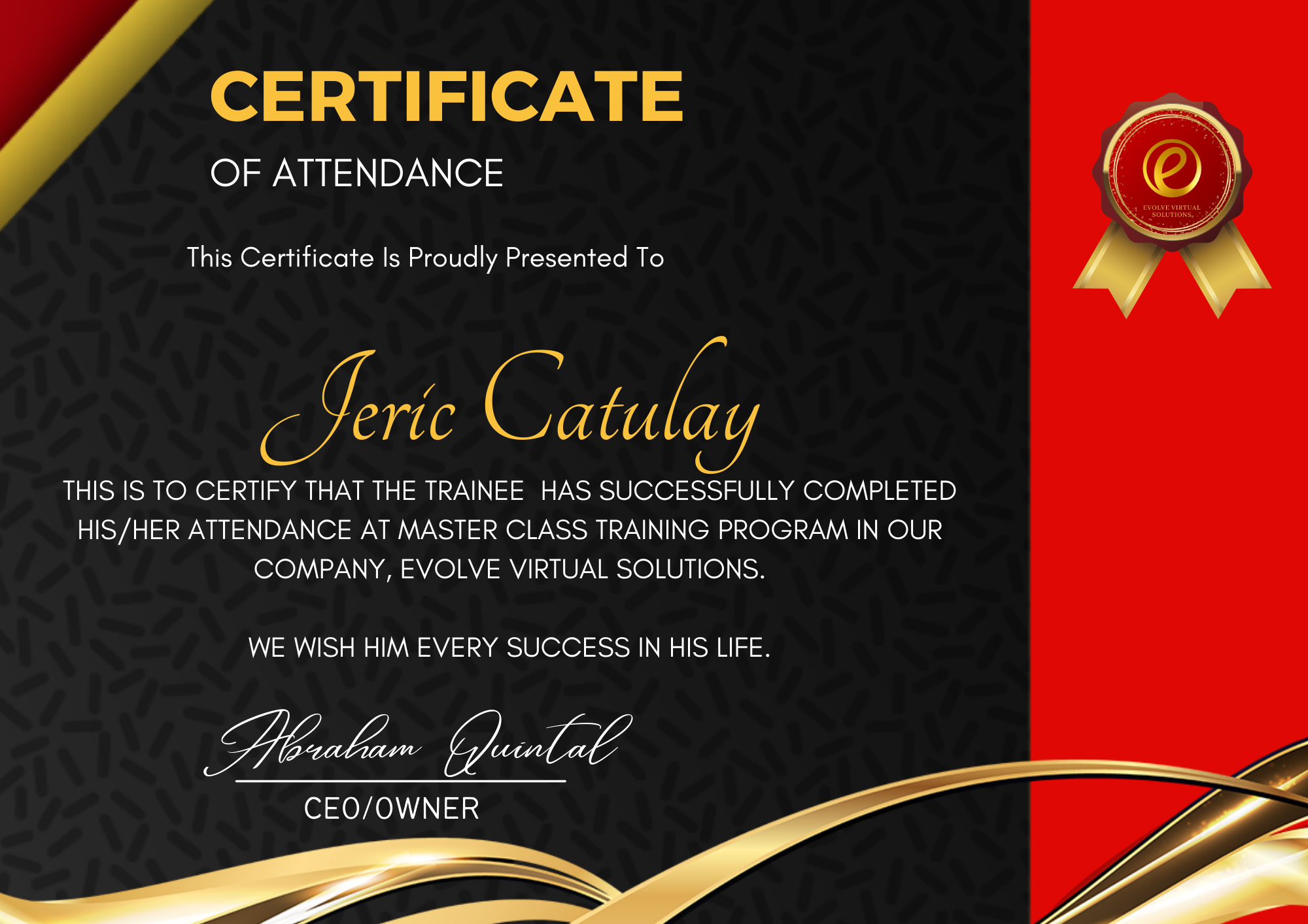 Virtual Assistant training