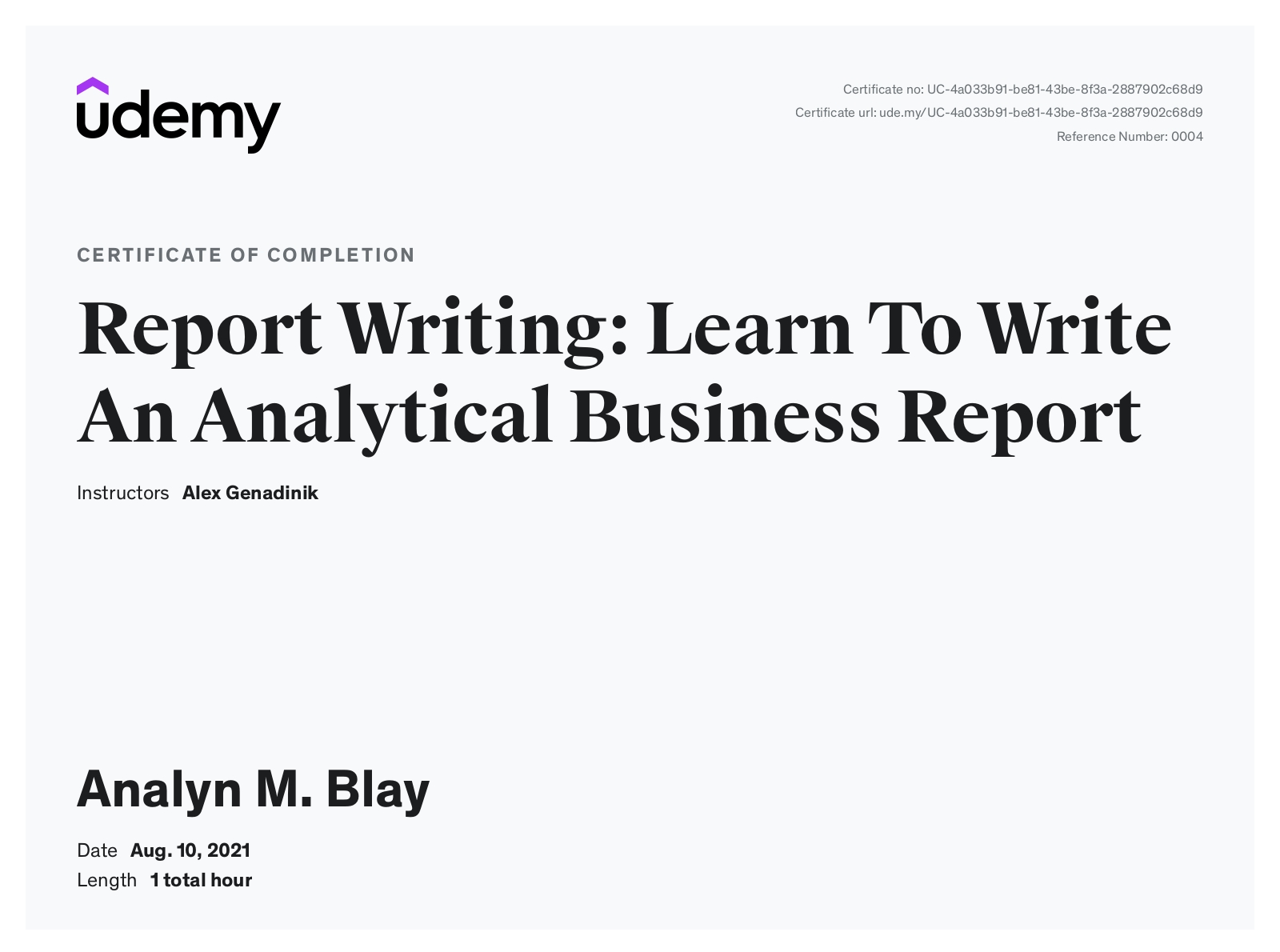 Learn To Write An Analytical Business Report