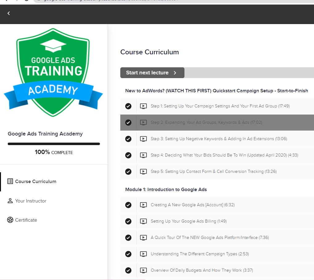 Google Ads Full Course