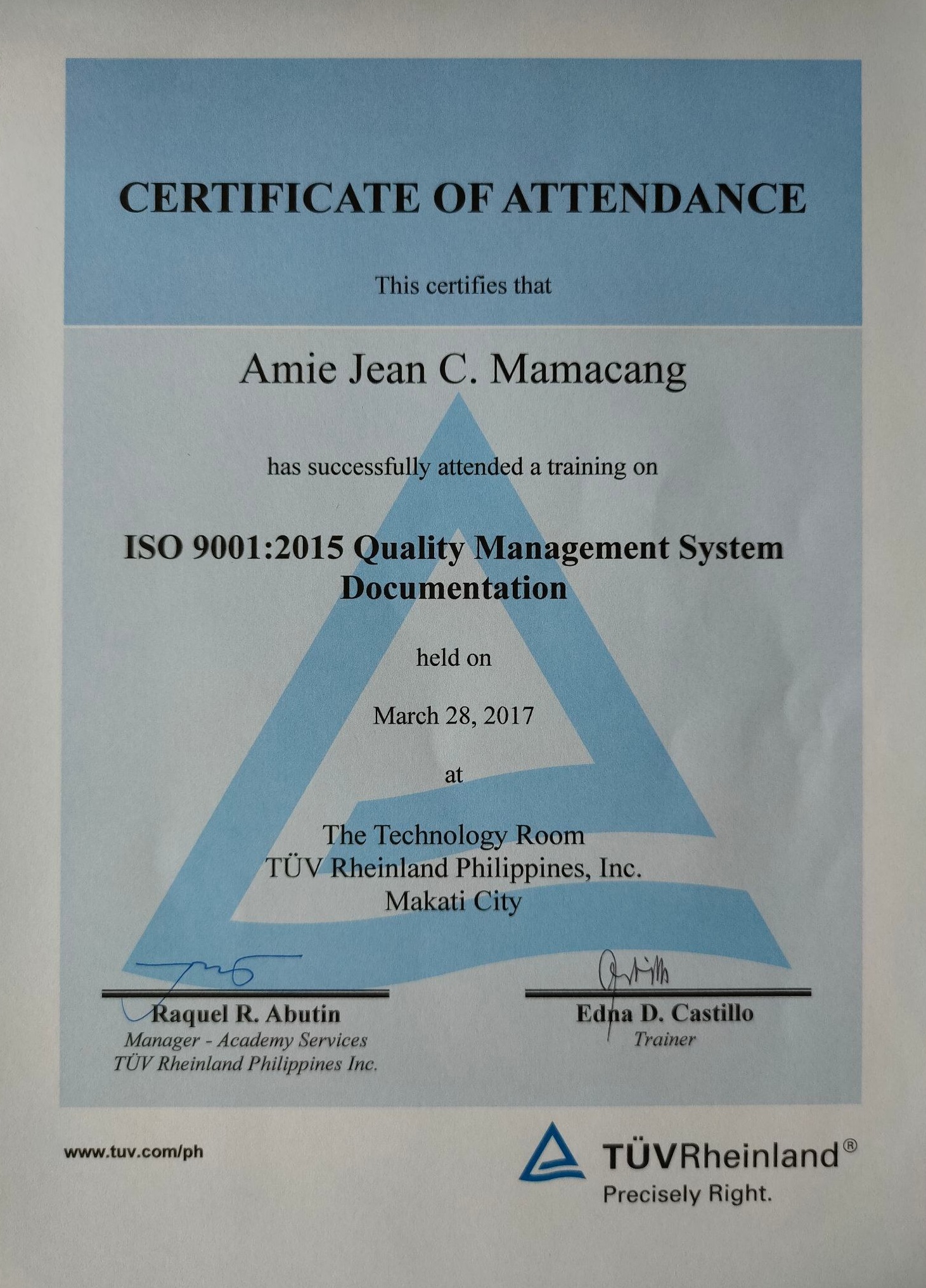 ISO 9001-2015 Quality Management System Documentation