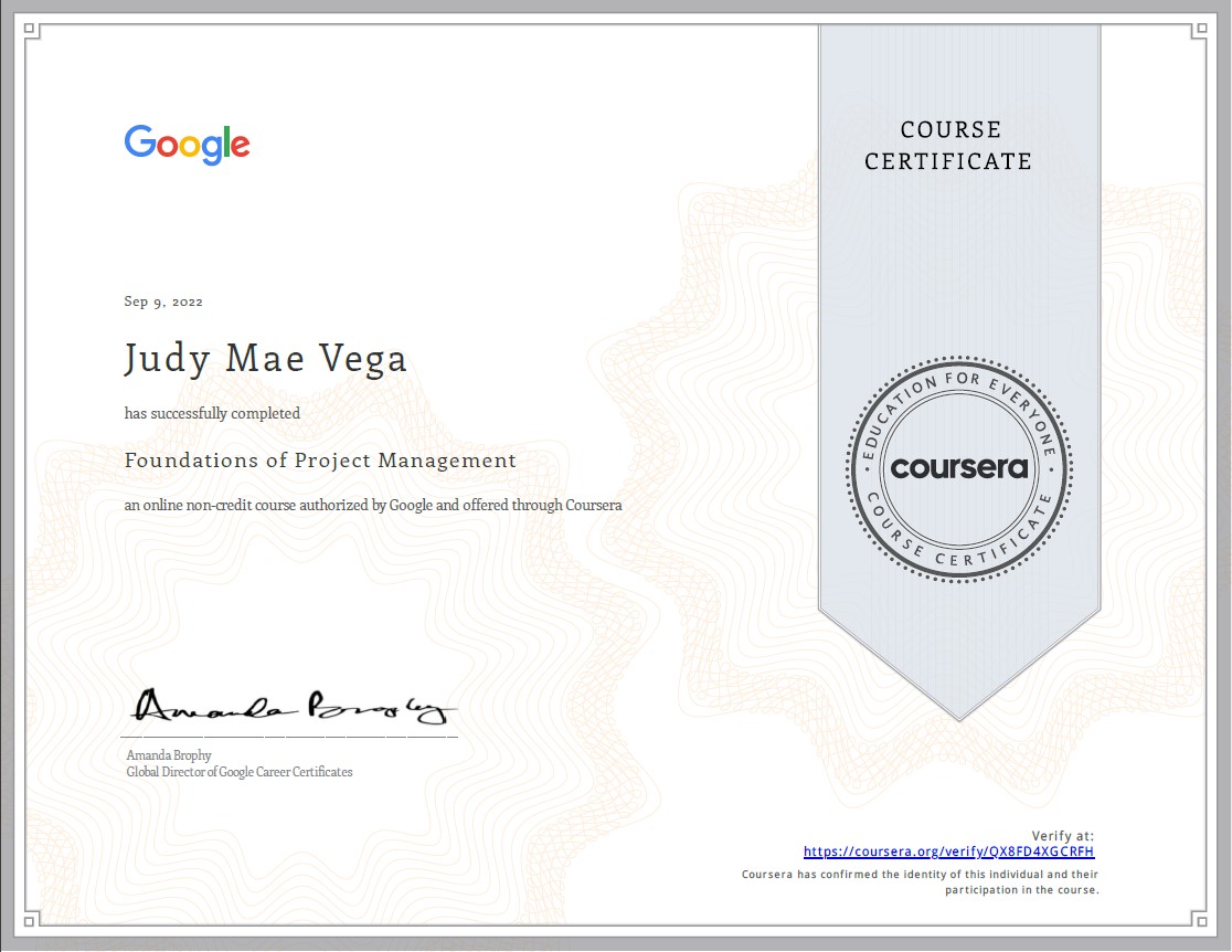 Foundation of Project Management (Google)