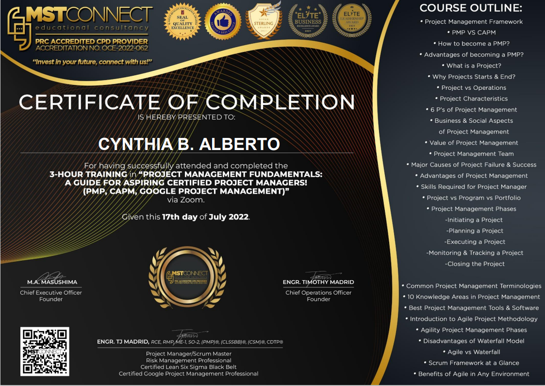 Project Management Fundamentals