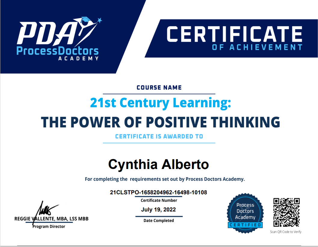 The Power of Positive Thinking